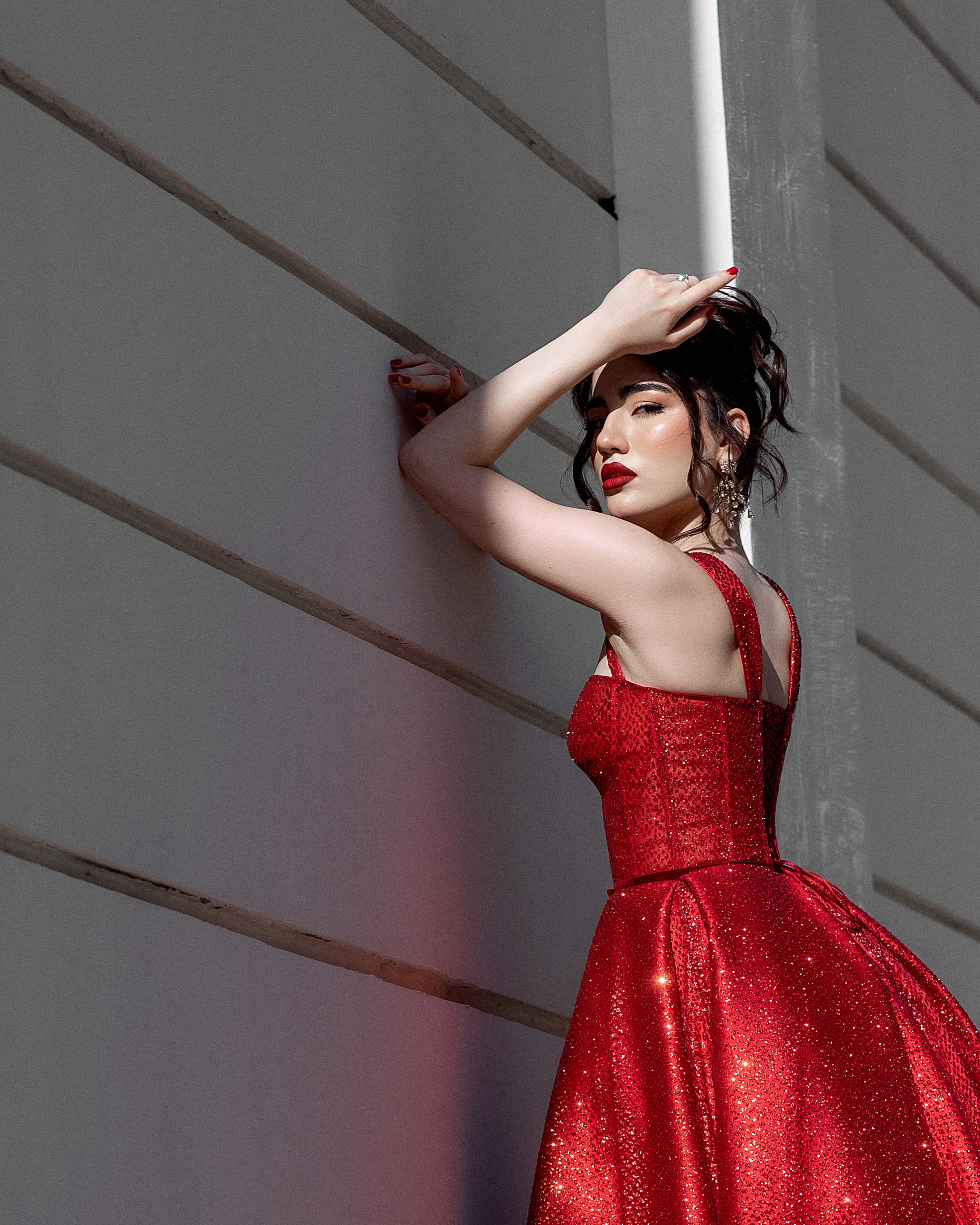 Flaming Red Glamour. Fotograf Baku