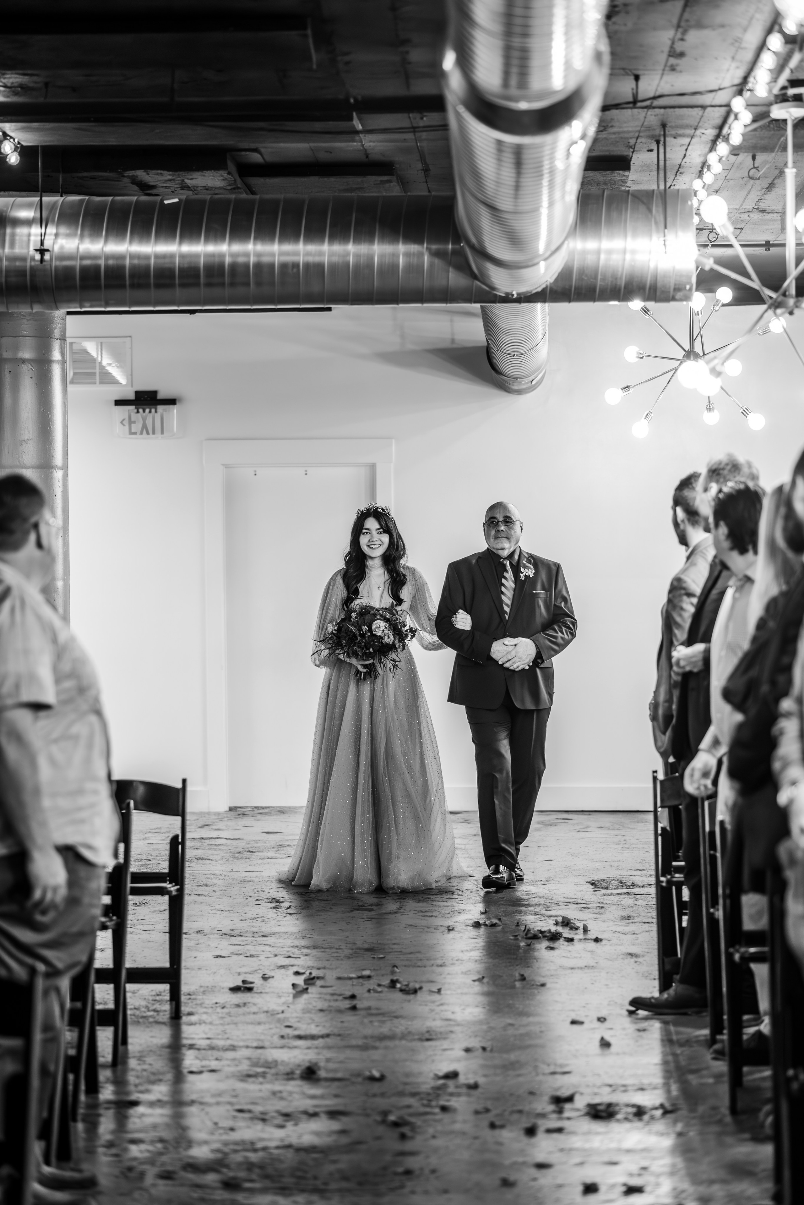 Bold & Dramatic Wedding at The Paper Mill on The Landing | Fort Wayne Wedding Photographer. Alexandria Danielle Photography | Fort Wayne & Indianapolis Wedding Photographer