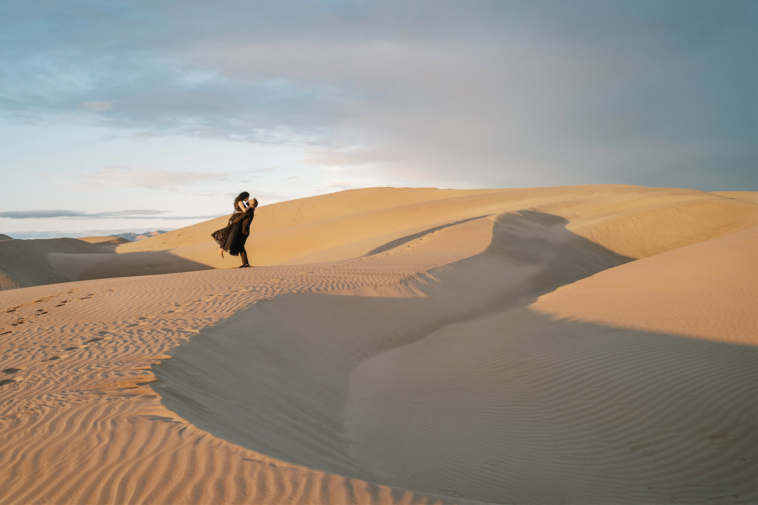 Elopement at Pismo Beach Sand Dunes, California. Wedding Photography & Videography Team in California, Los Angeles, San Francisco, San Diego and Travel