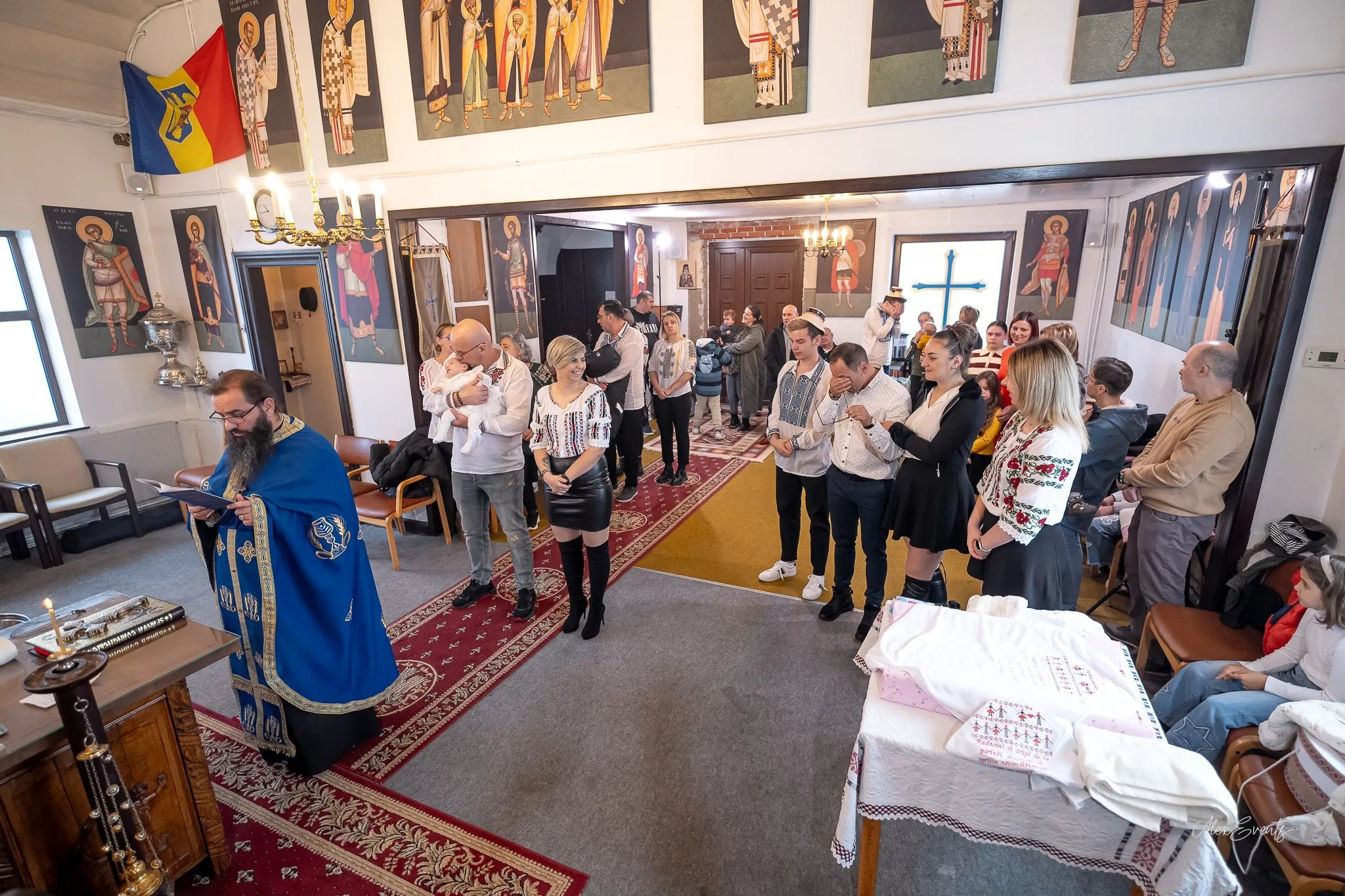 Elara' baptism — Agerbæk Church. AlexEvents | Wedding and Baptism Photographer & Videographer in Denmark and Germany