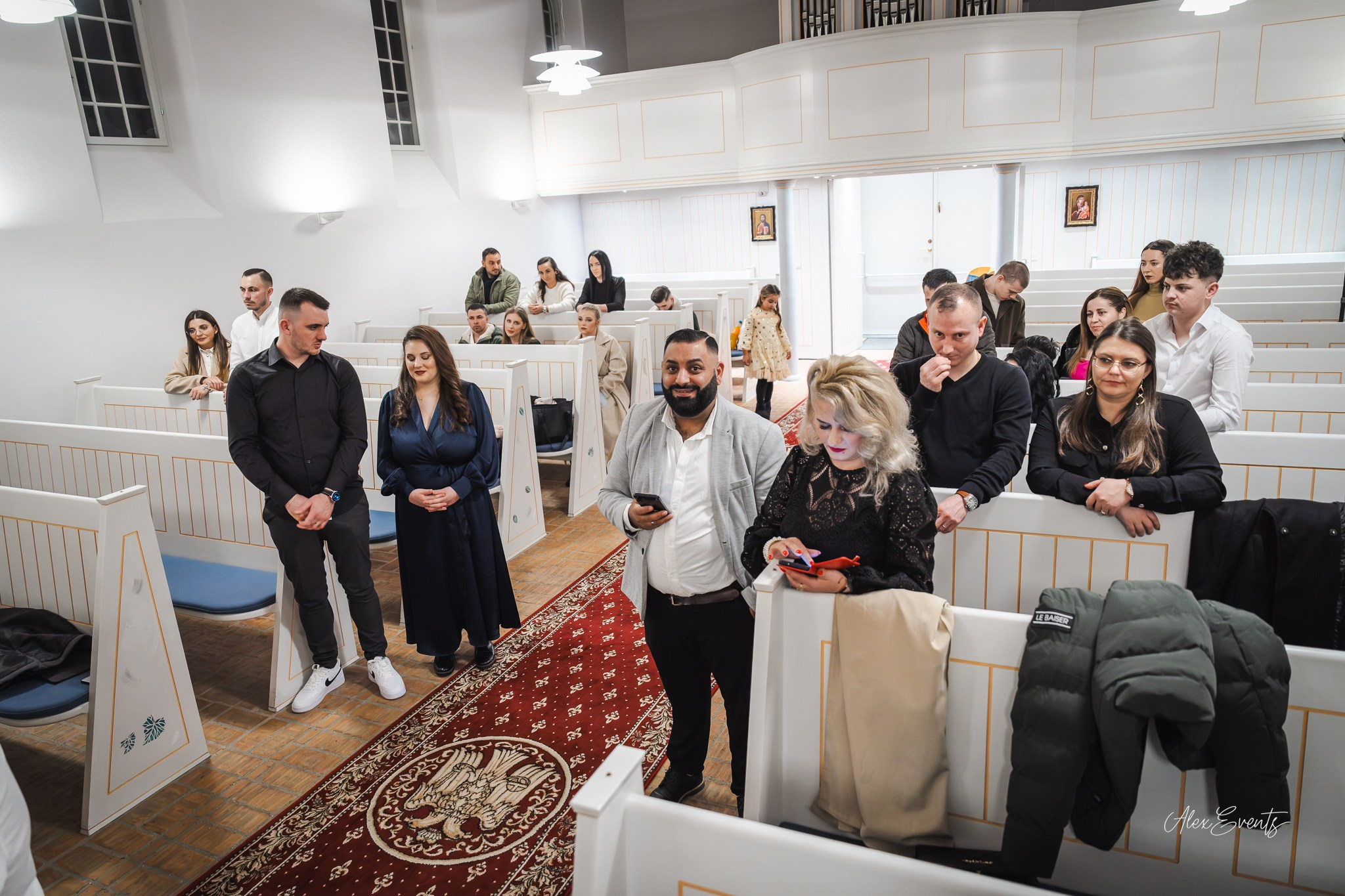 Botez romanesc autentic fotografiat la biserica romaneasca din Nykøbing Mors| Alex Events. AlexEvents Fotograf / Videograf de evenimente Danemarca DK Horsens, Arhus, Odense, Vejle.Nunta, botez, foto-studio