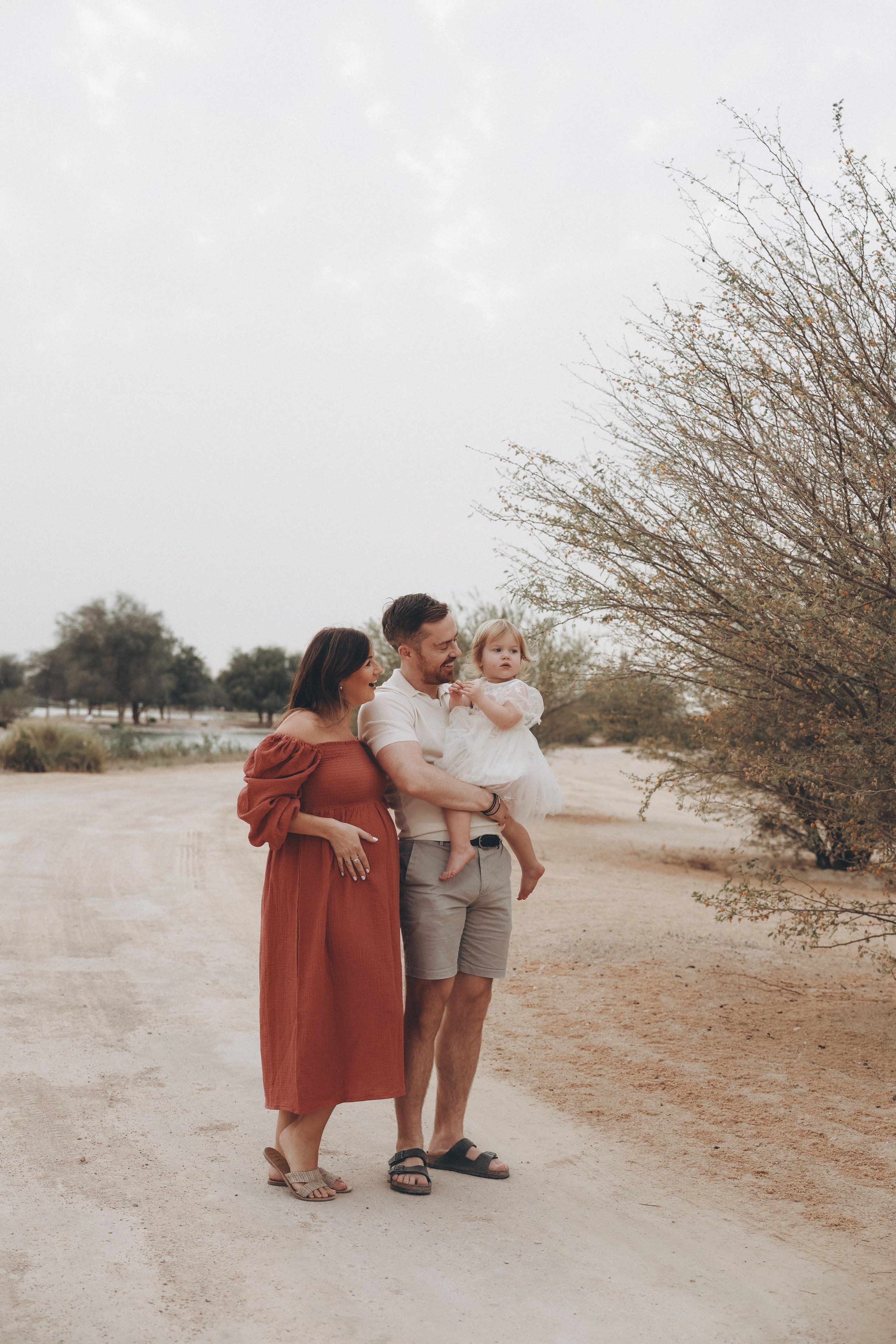 Maternity Qudra Lakes. Family Photographer in Dubai