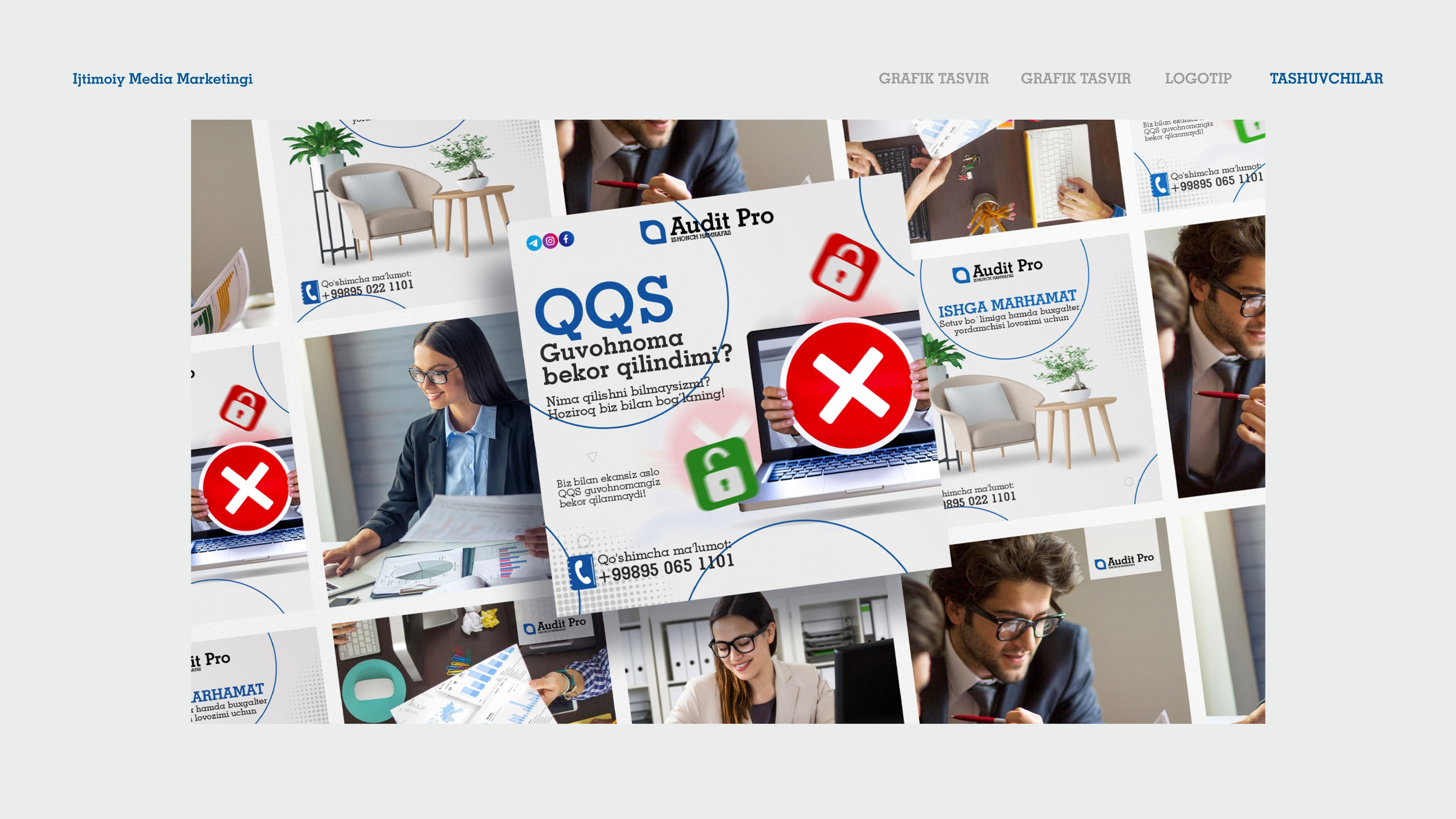 Audit Pro - Logotip. Dirov — Hayot Khodirov