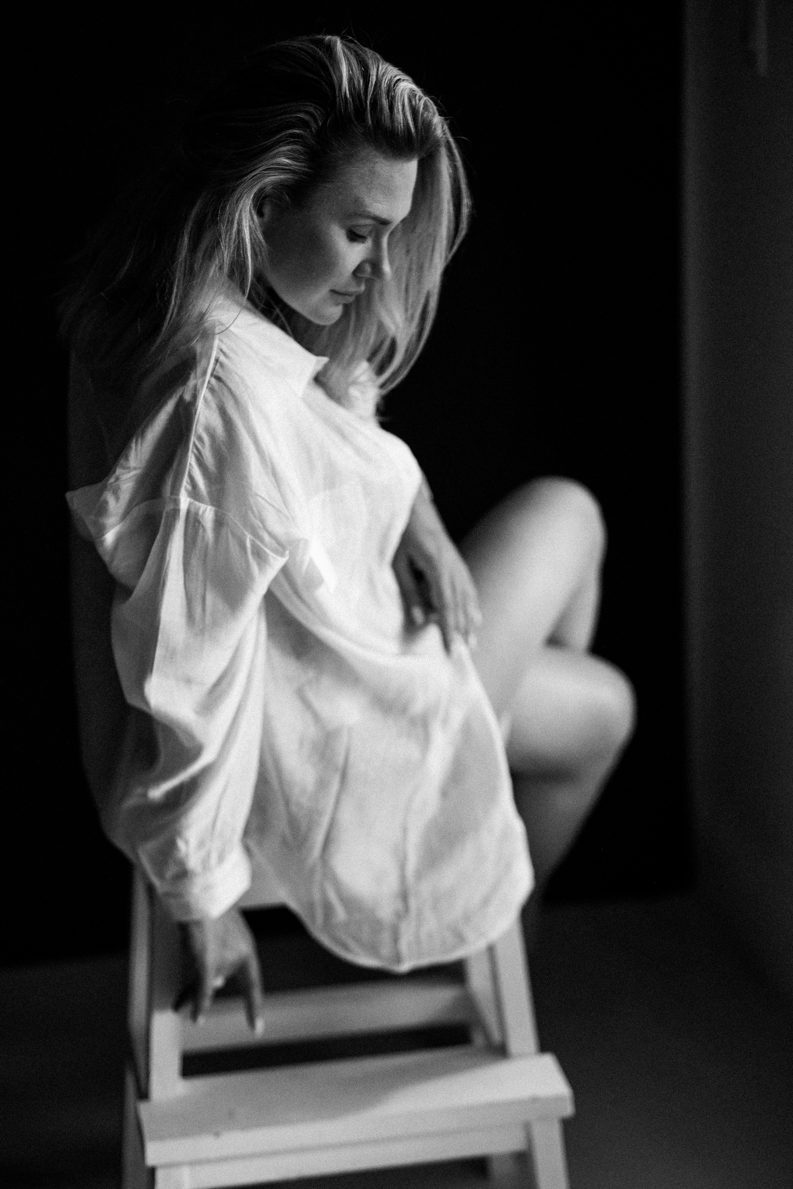 O. Rawnoir- Portrait photography by Daria Paliy.Timeless black&white portraits of women in NYC area