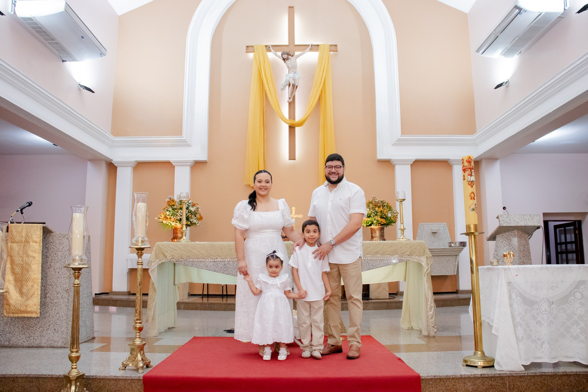 Batizado • Caio e Ana Júlia. Ricardo Paulino Fotógrafo em Fortaleza