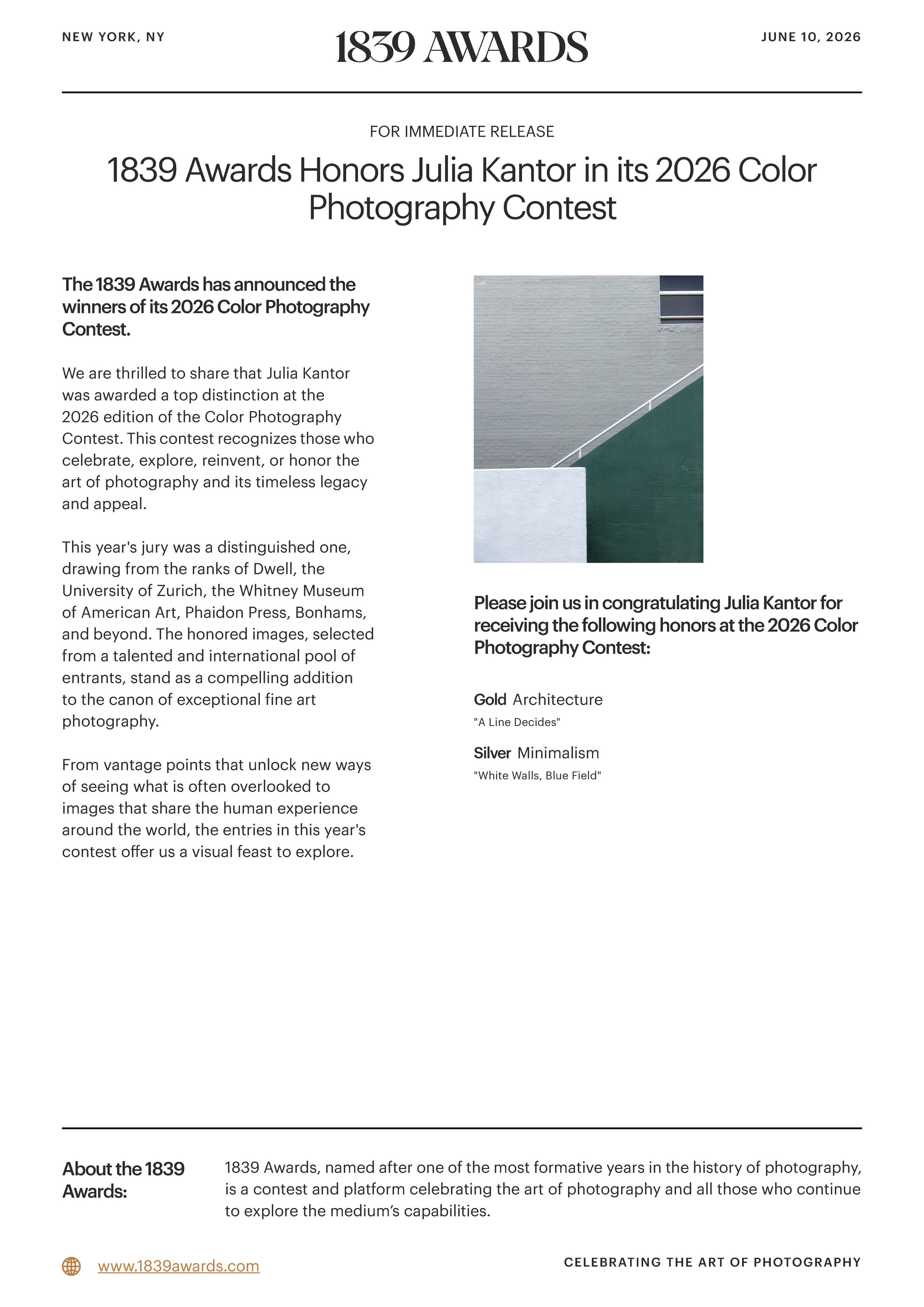 1839. Julia Kantor | Architecture & Abstract Photographer