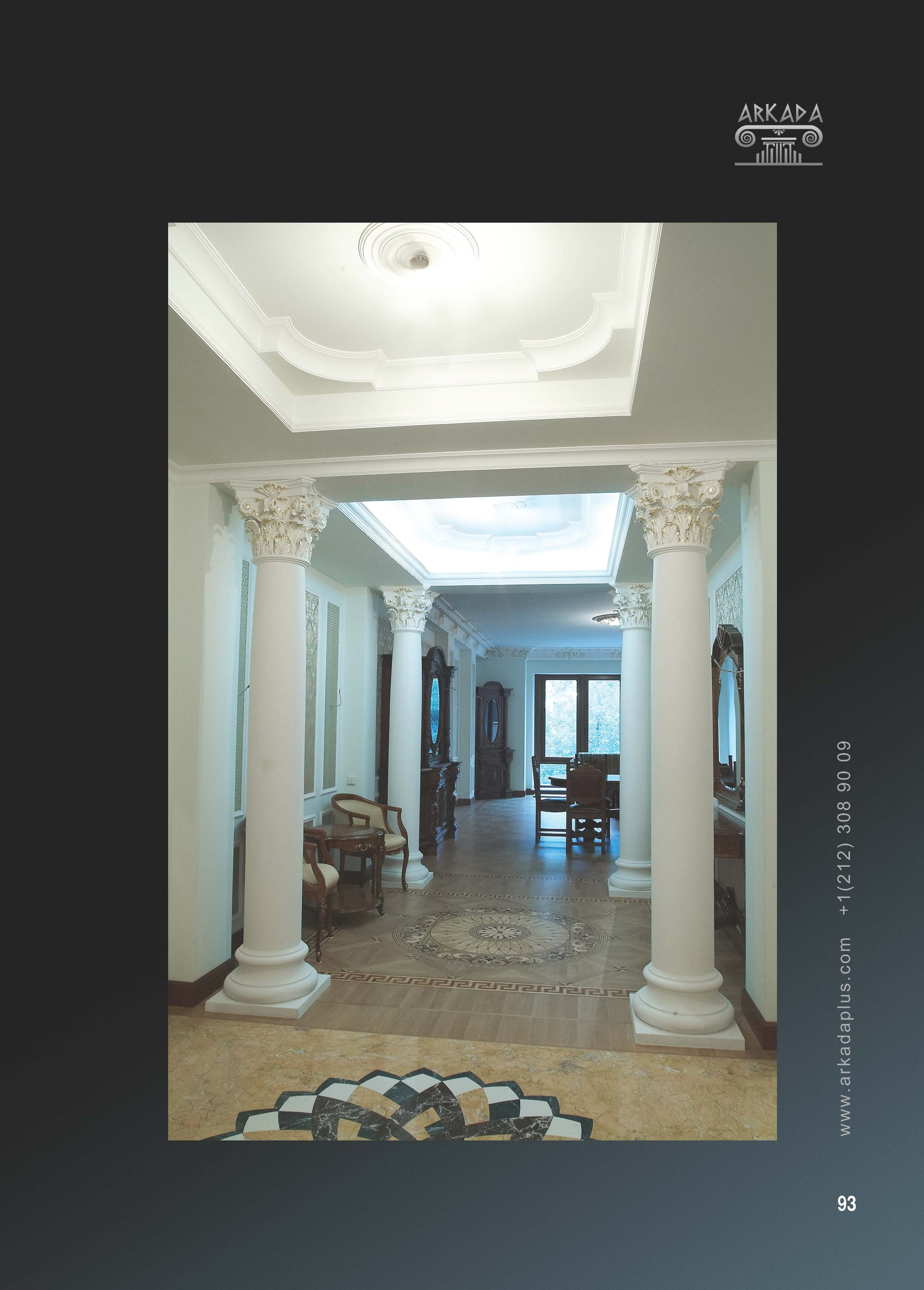 Catalog pages. Plaster molding