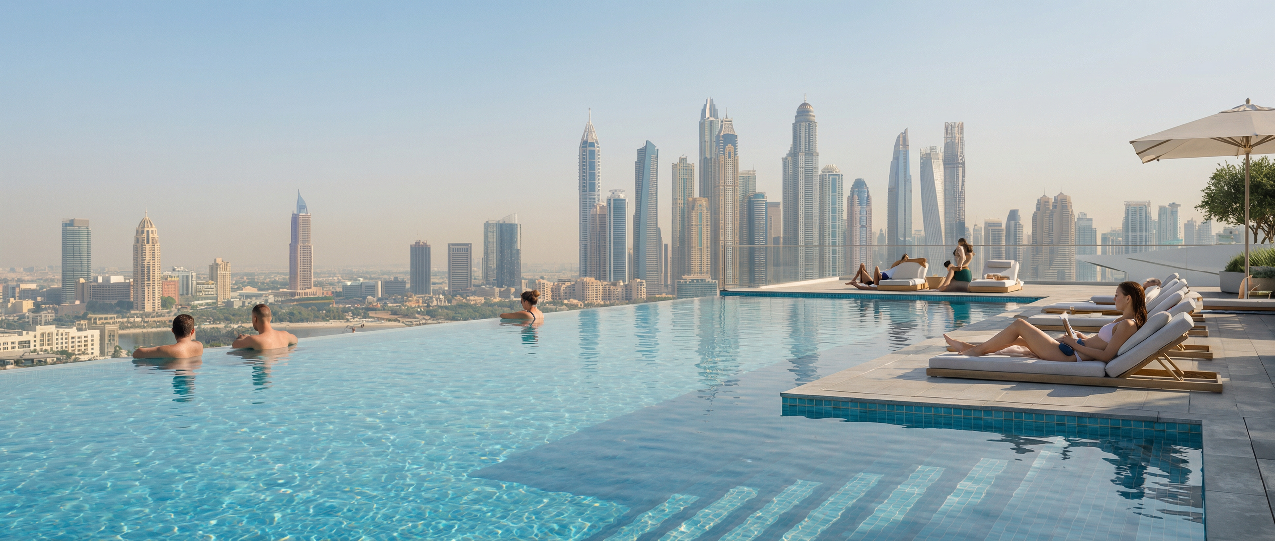 Main Entrance Area. Society House. 3D Visualizer and Ai Creator in Dubai, UAE