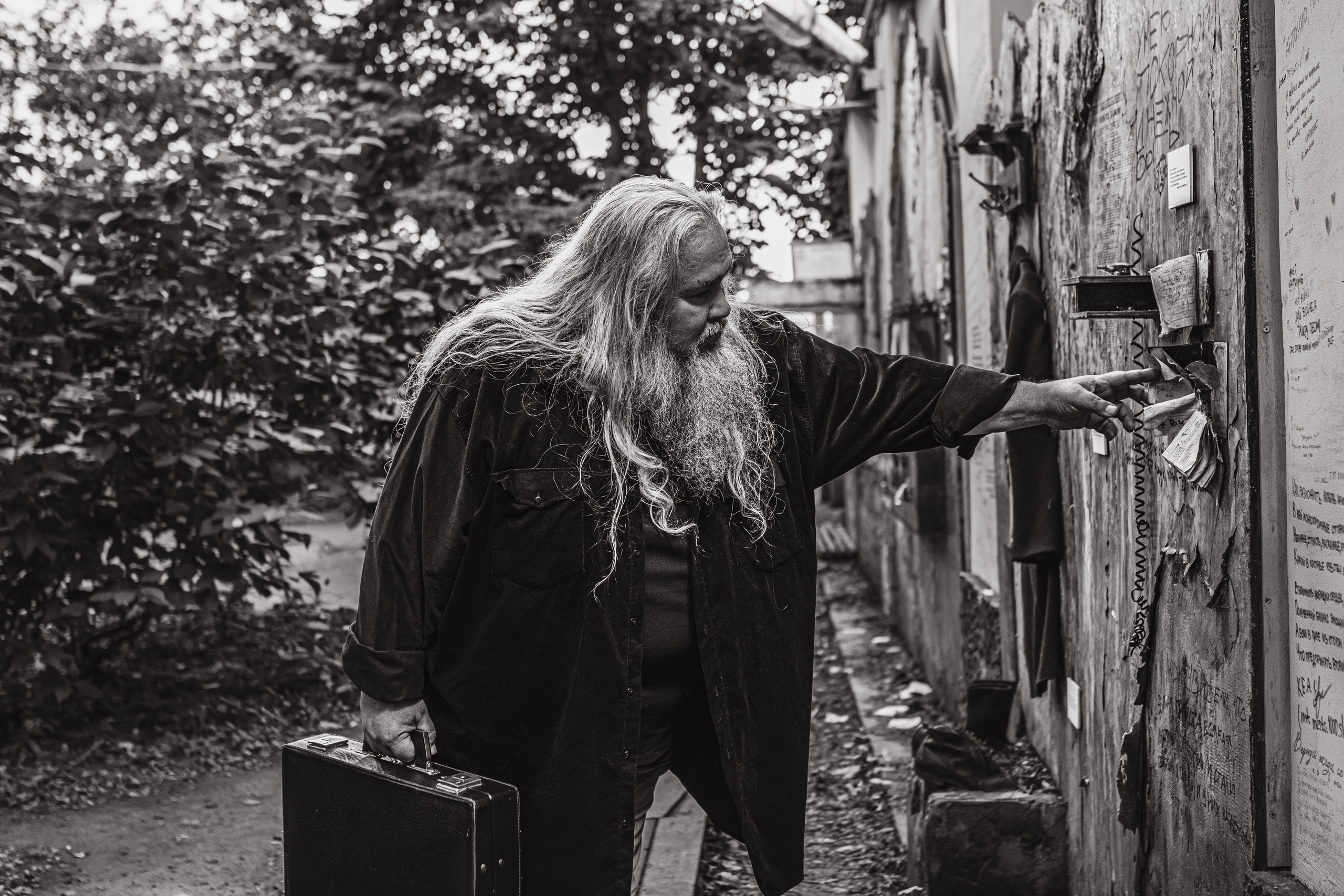 Александр Карев. Съёмка для поэта