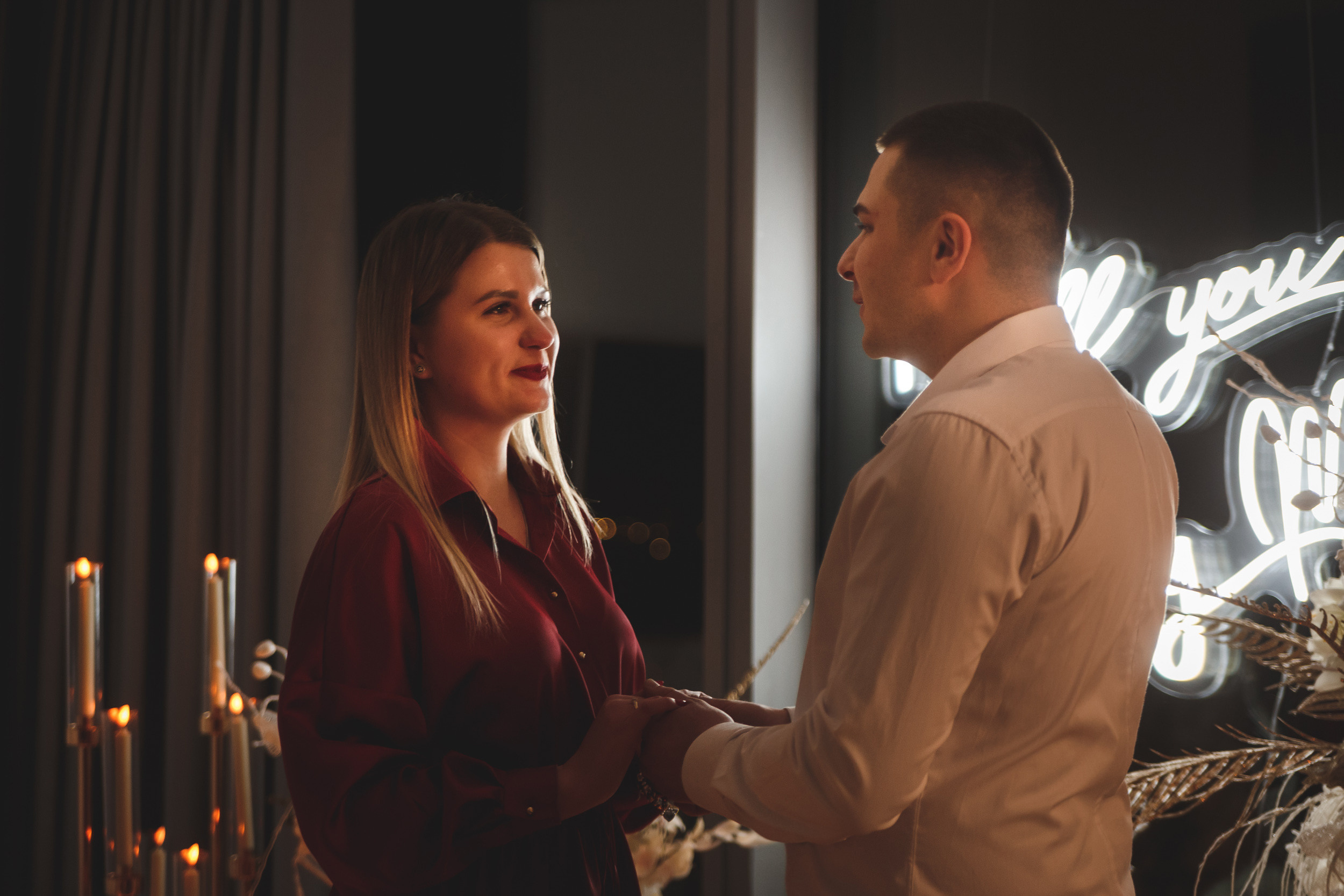 Proposal photoshoot| Photo session in the SkyTower apartment. Dimitri Ilkov Photography — Capturing Life’s Moments in Edmonton, Cana
