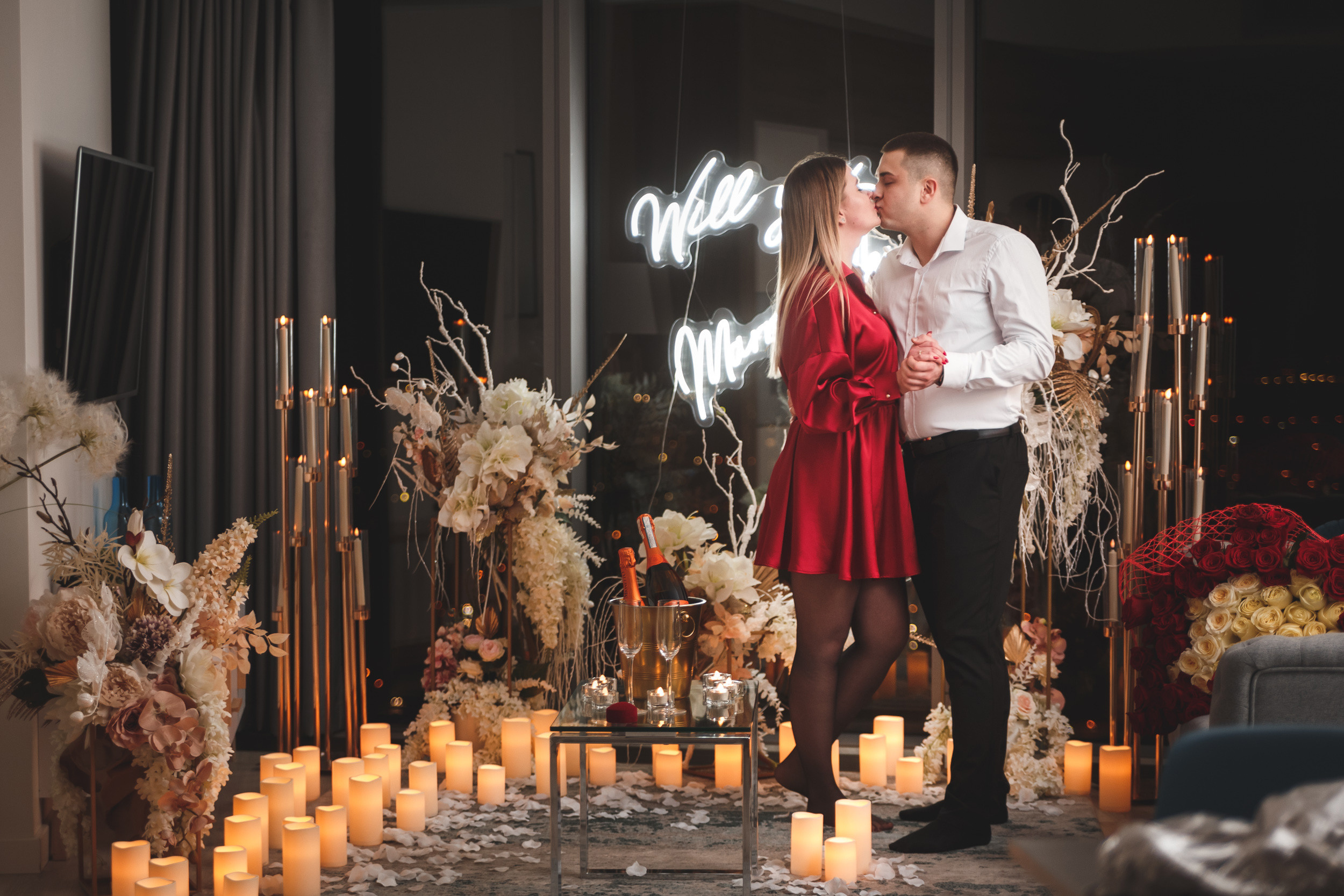 Proposal photoshoot| Photo session in the SkyTower apartment. Dimitri Ilkov Photography — Capturing Life’s Moments in Edmonton, Cana