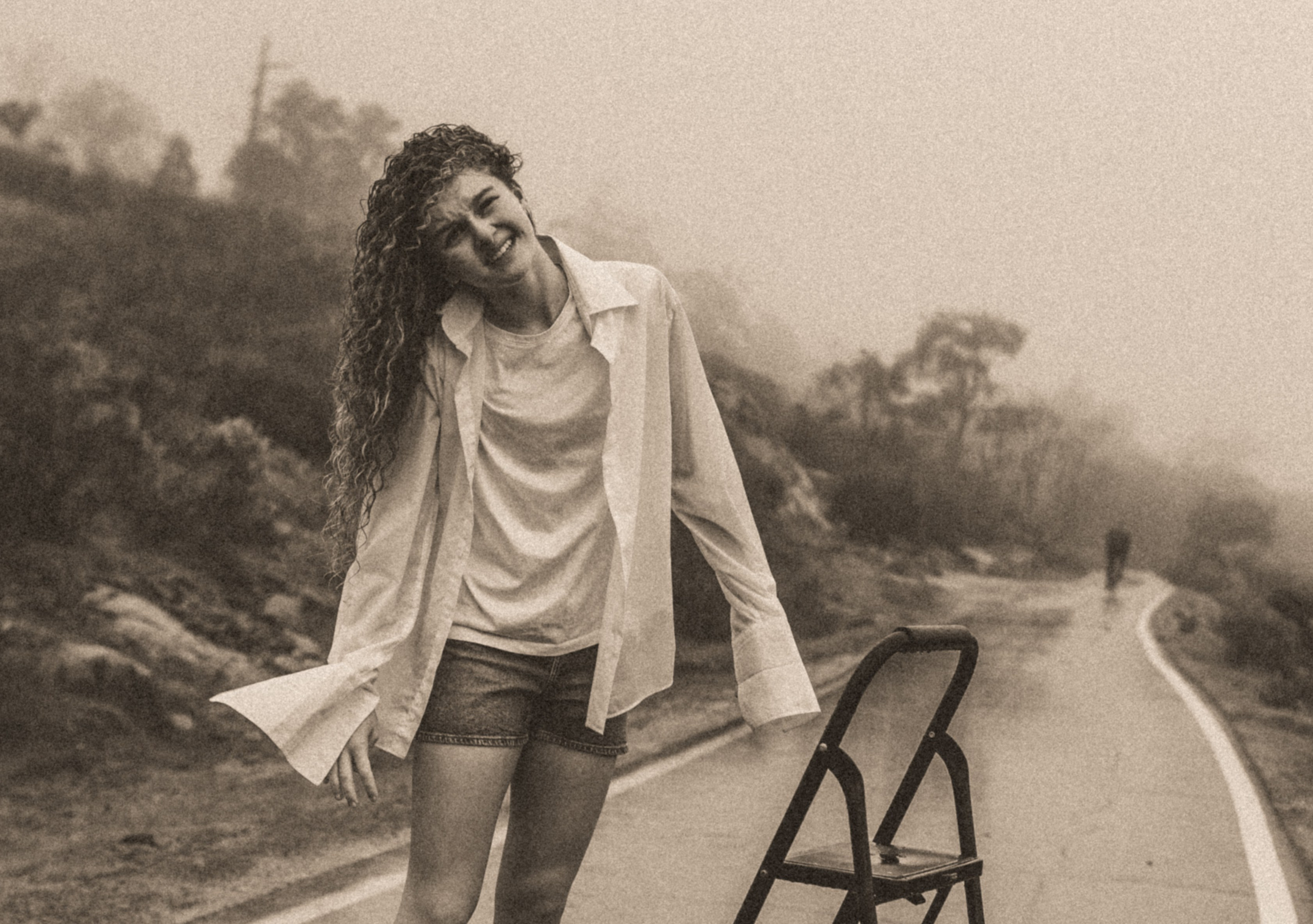 Carine in the rain