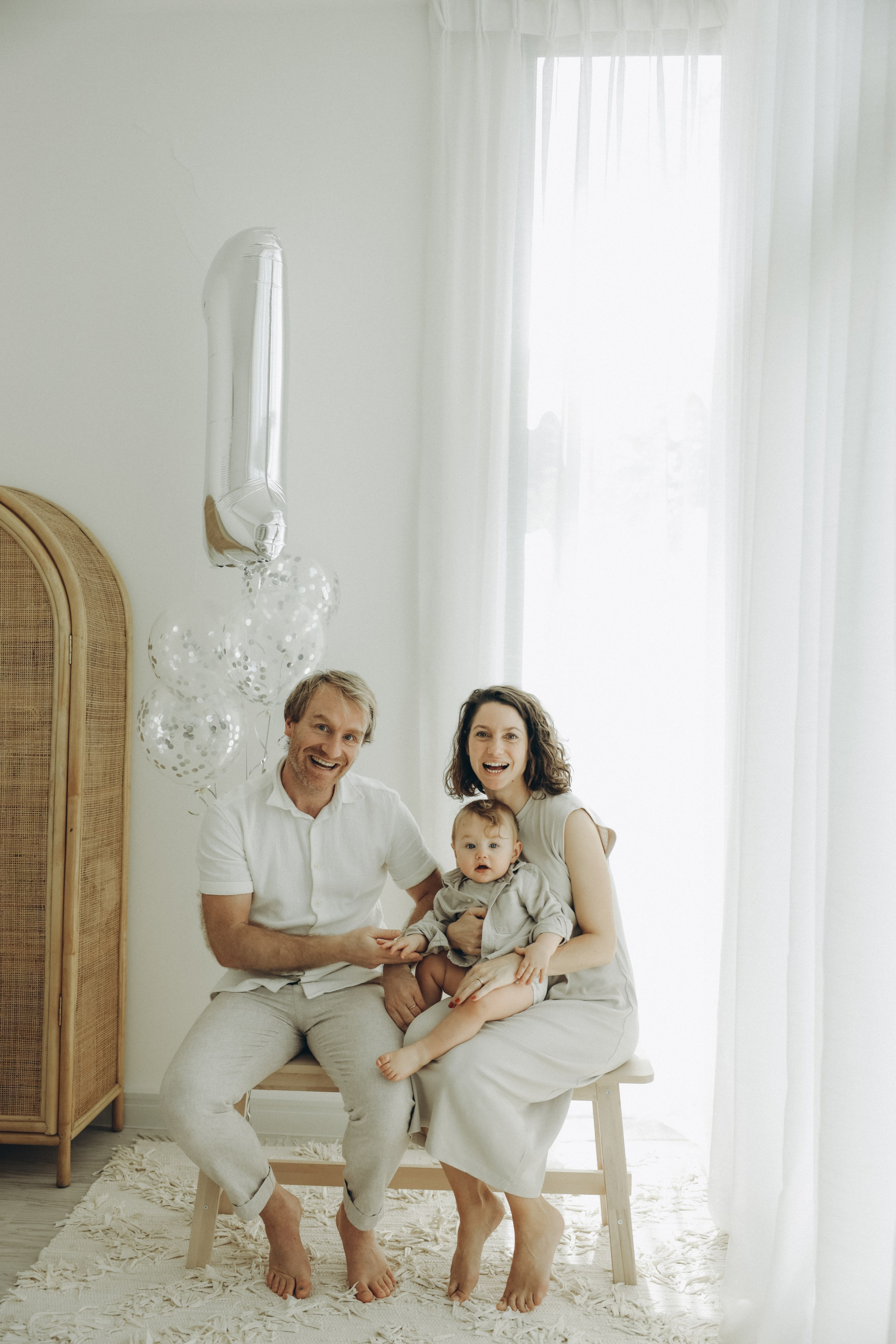 Mahault is 1. Family Photographer in Dubai