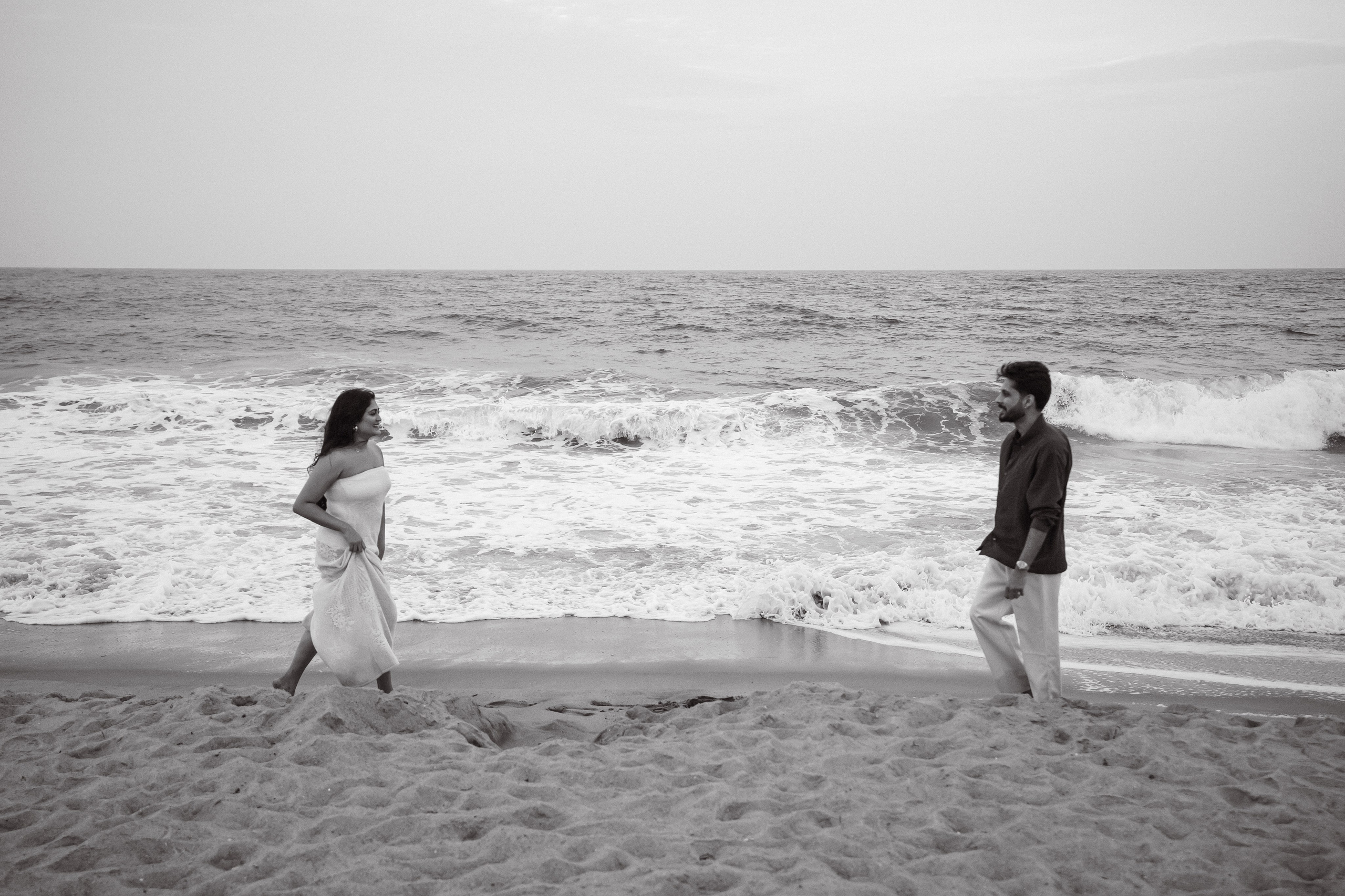 Beach engagement. New York + travel photographer