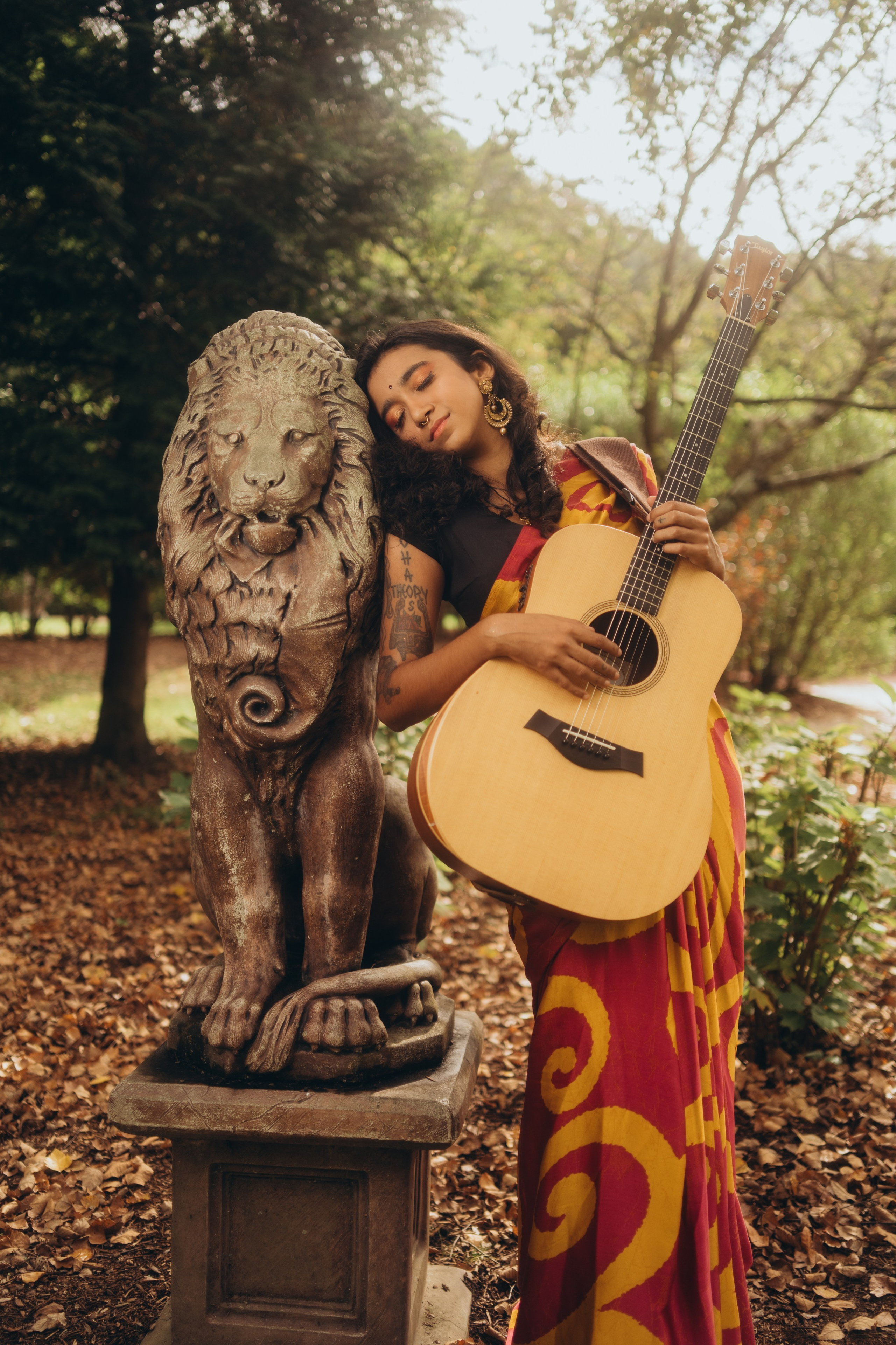Debut Album Photoshoot for Rhode Island Musician. Daria Deschain Cinematic Photography in Connecticut