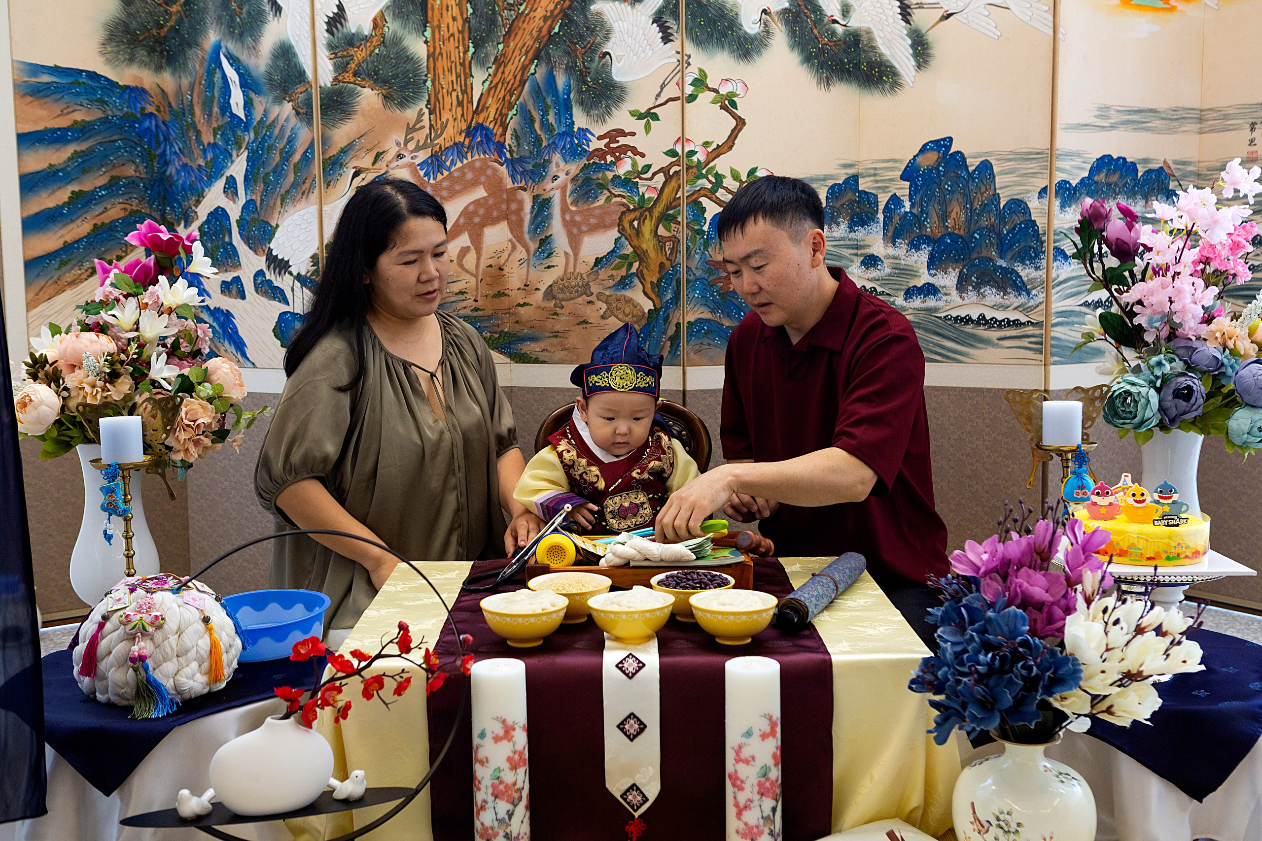 Артём в студии. Фотограф беременности, ньюборн и годовасиков в Корее Жанна Хан