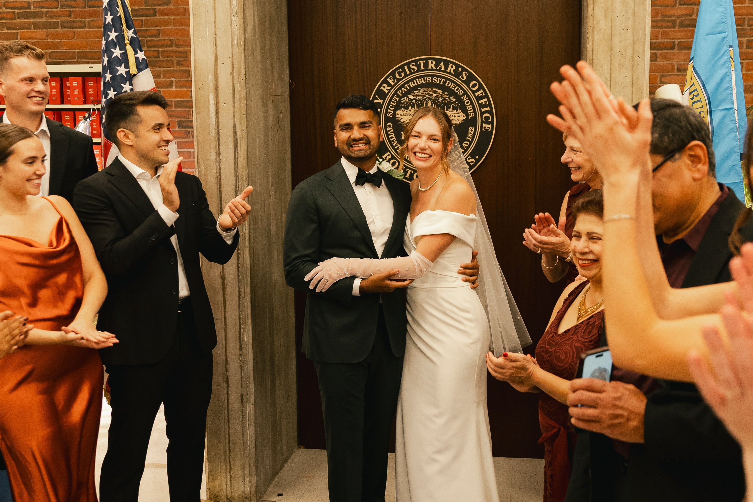 Boston City Hall Wedding Photography