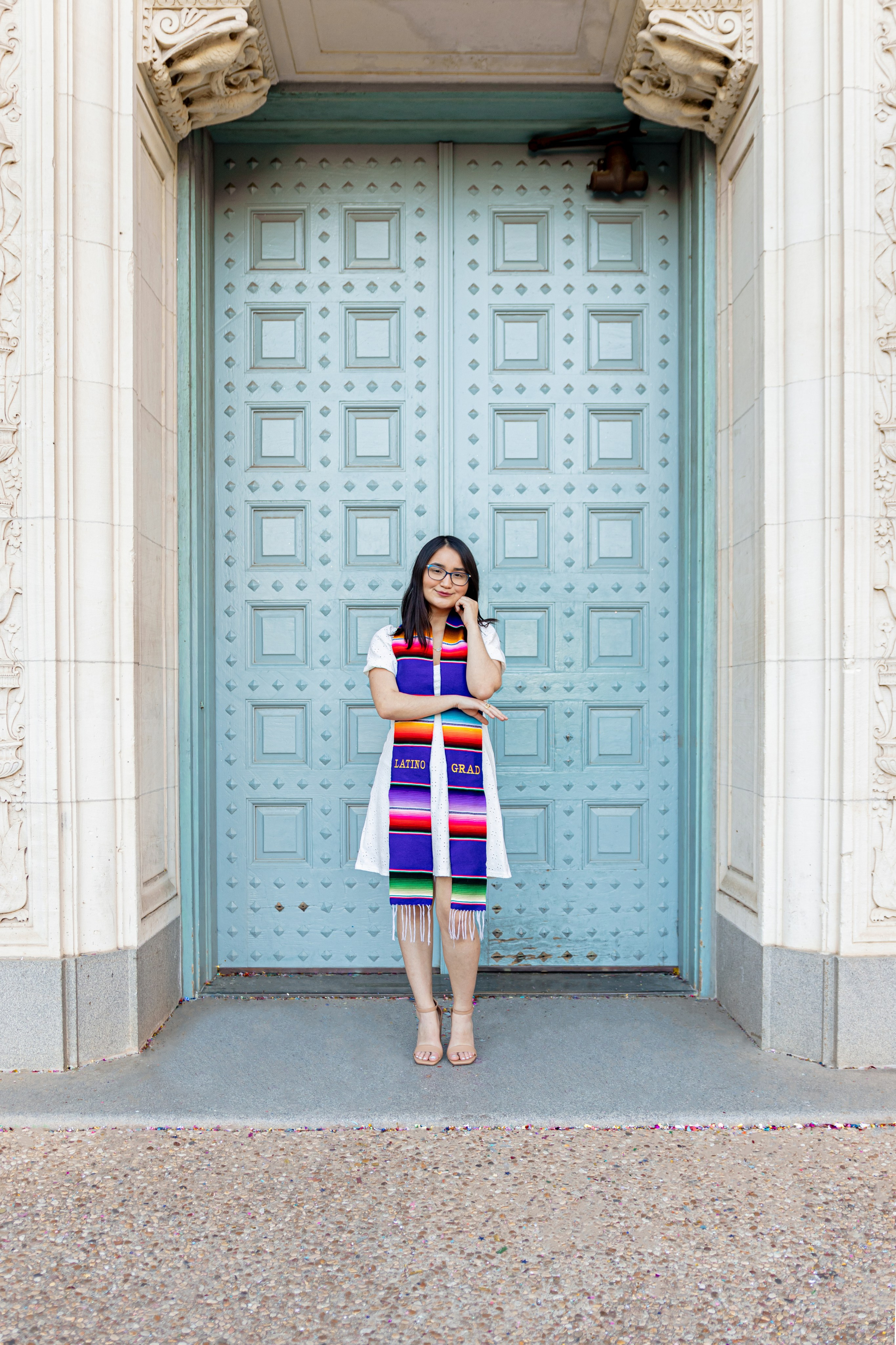 Yulissa's graduation photoshoot at the University of Texas
