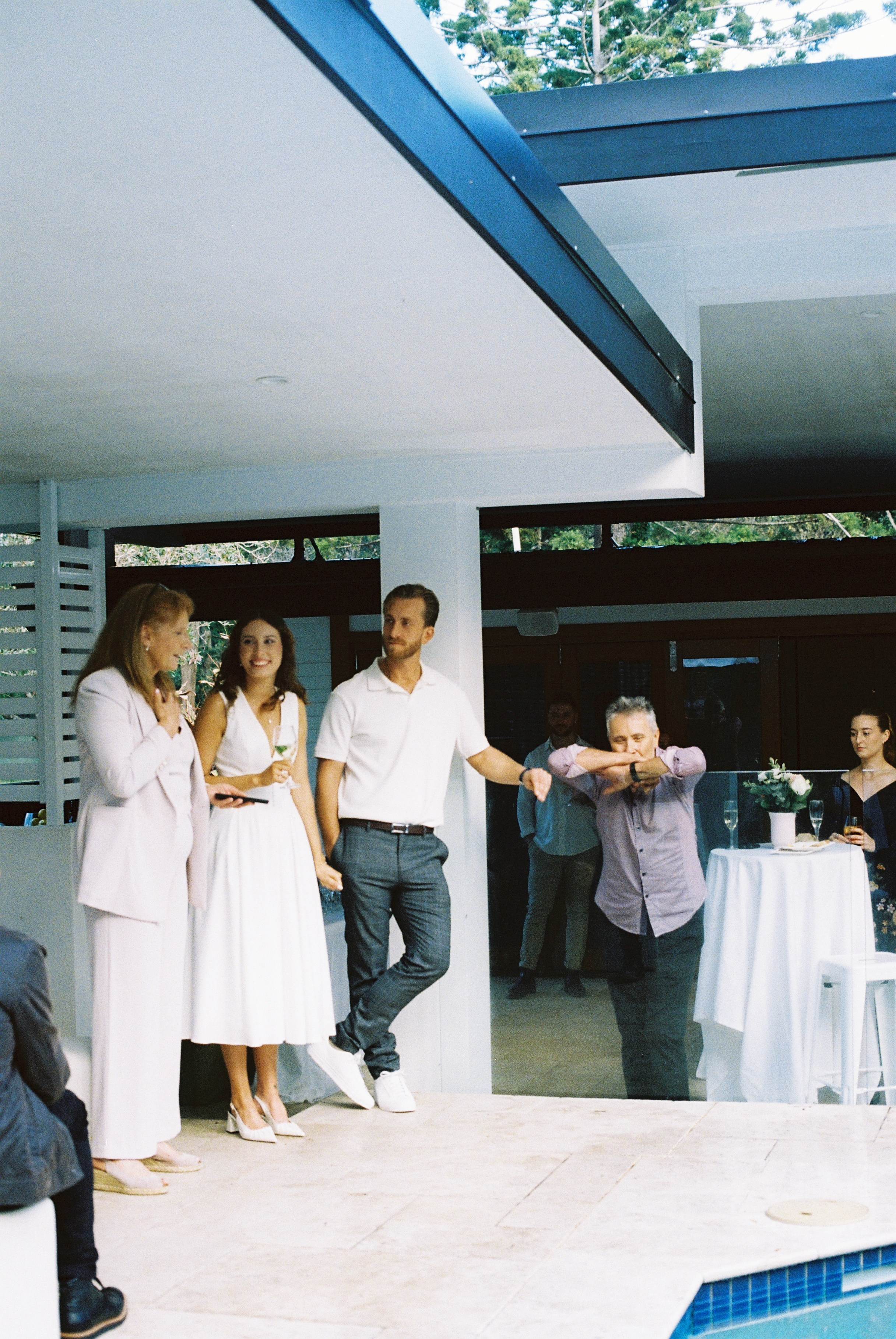 Engagement Party. Film portrait photographer