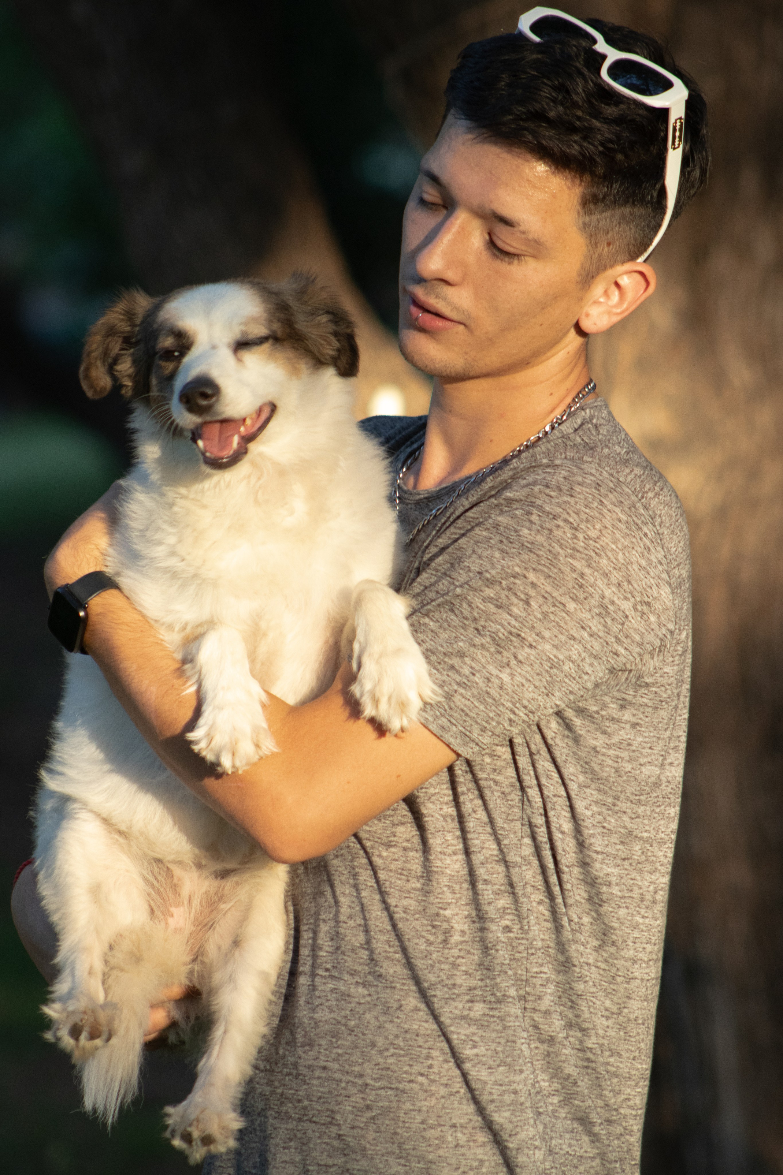 foto con mi perro mendoza