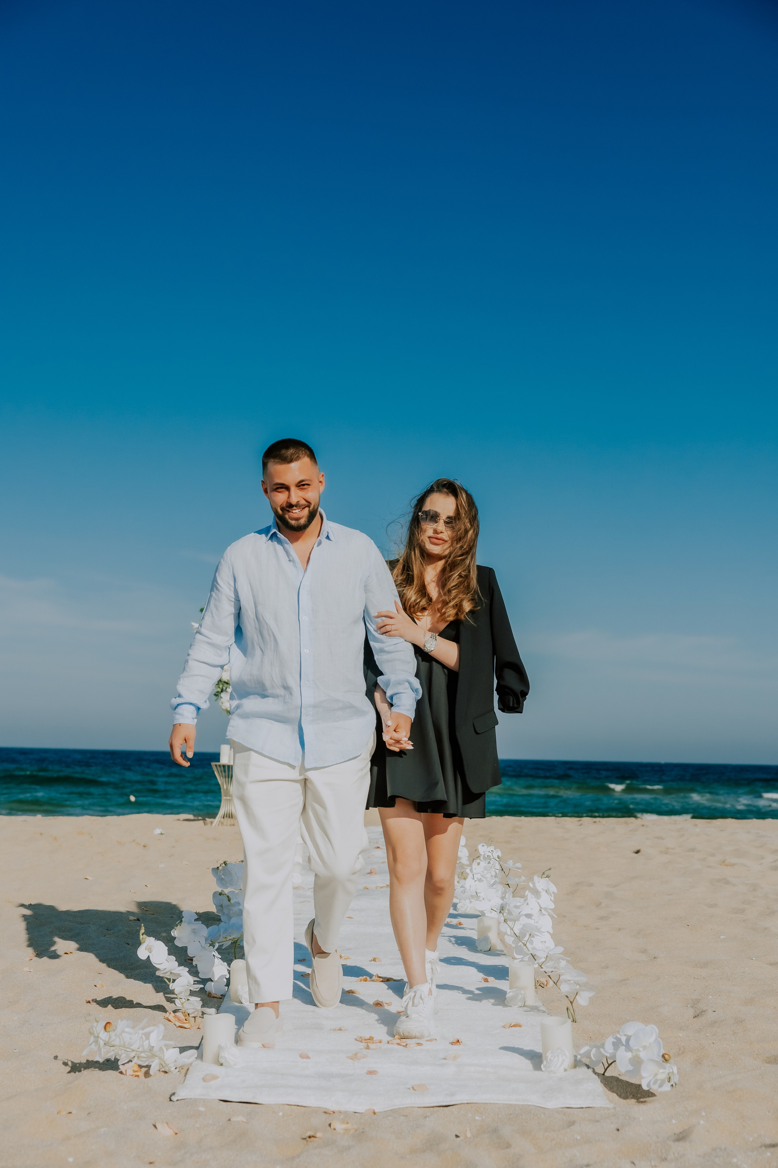 Годеж на плажа. Фотограф Ирина Йотова