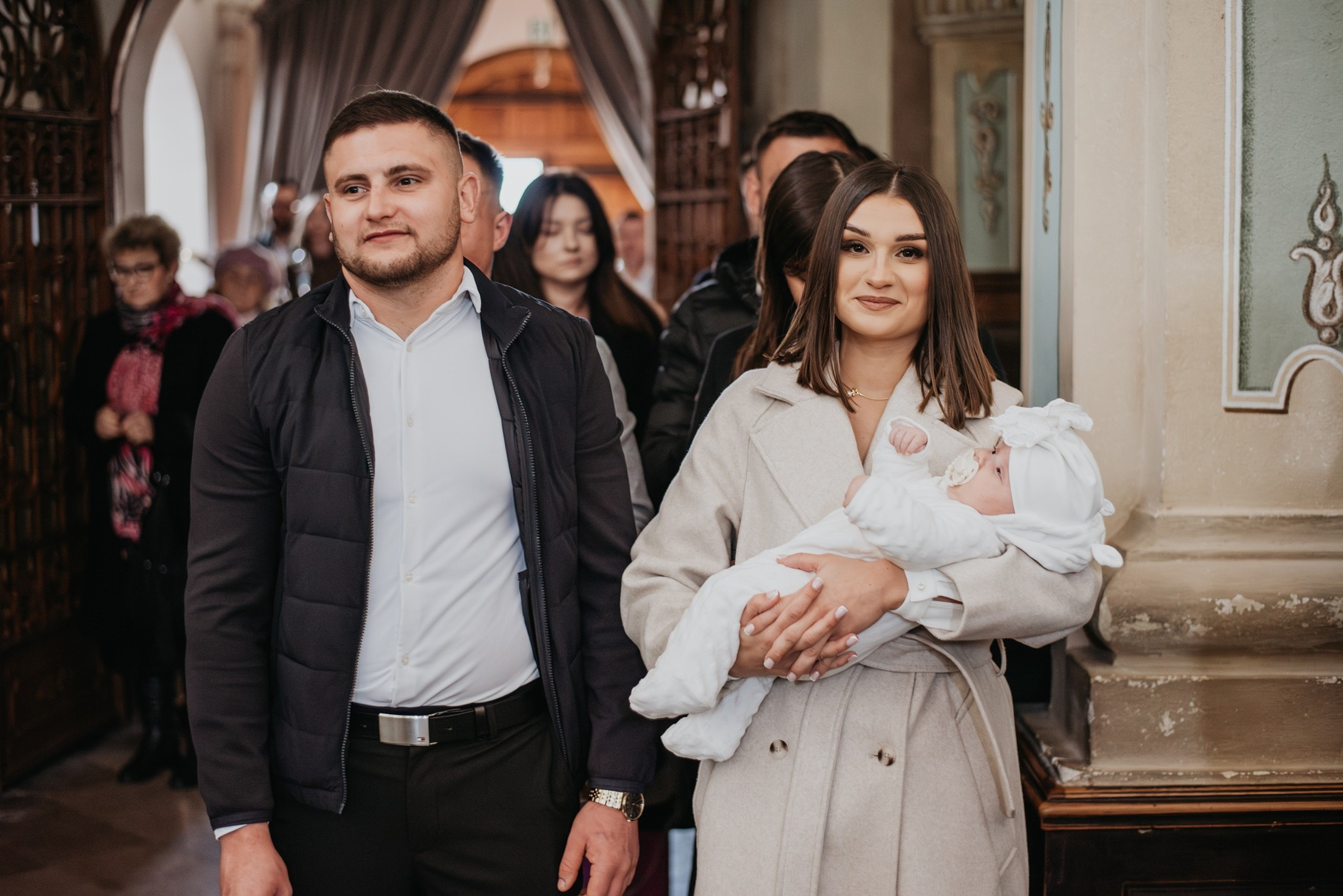 Chrzest Święty Łucji i Mai. Dominika Strachacka Fotografia | Fotograf ślubny i rodzinny Opole Lubelskie Lublin