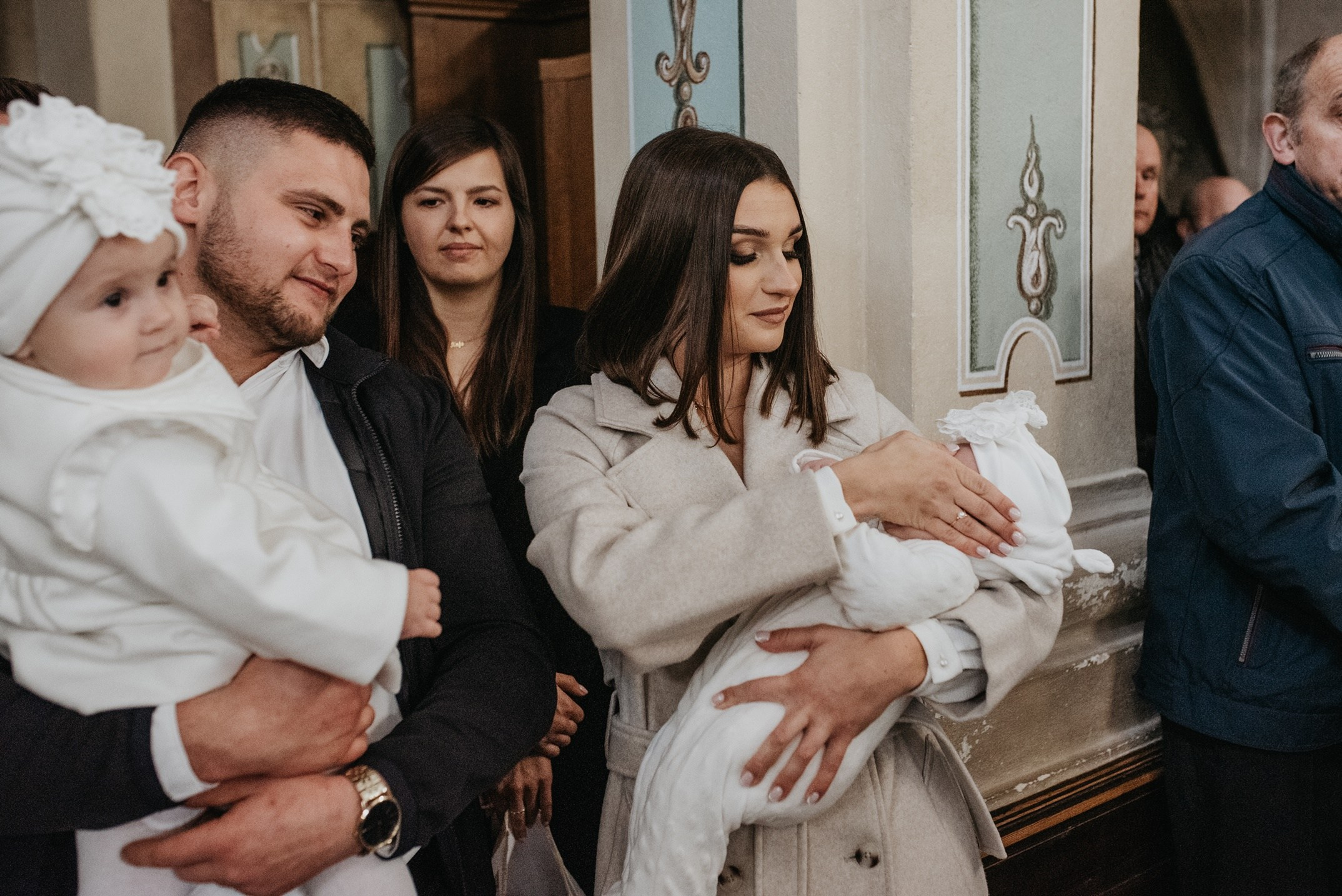 Chrzest Święty Łucji i Mai. Dominika Strachacka Fotografia | Fotograf ślubny i rodzinny Opole Lubelskie Lublin