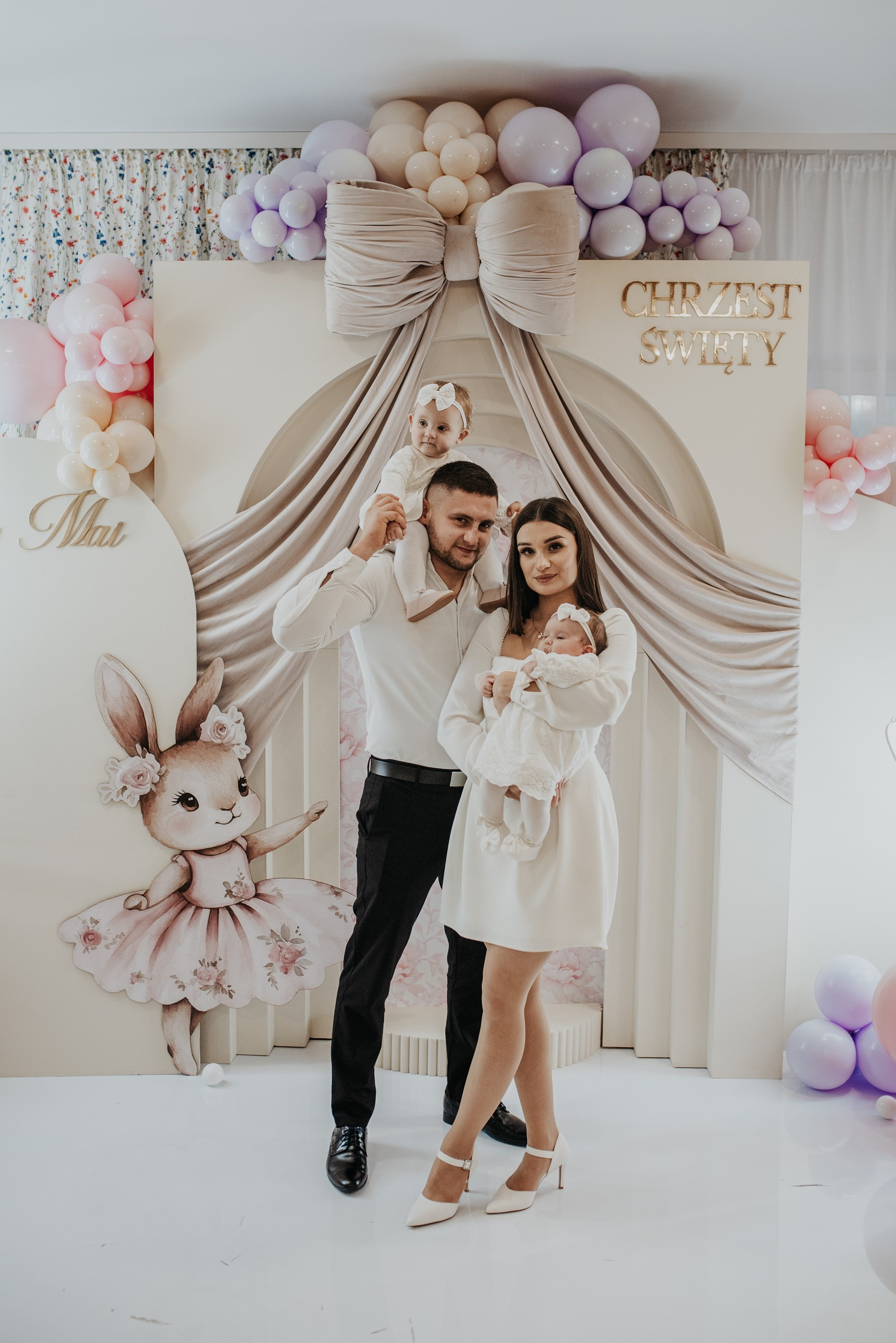 Chrzest Święty Łucji i Mai. Dominika Strachacka Fotografia | Fotograf ślubny i rodzinny Opole Lubelskie Lublin