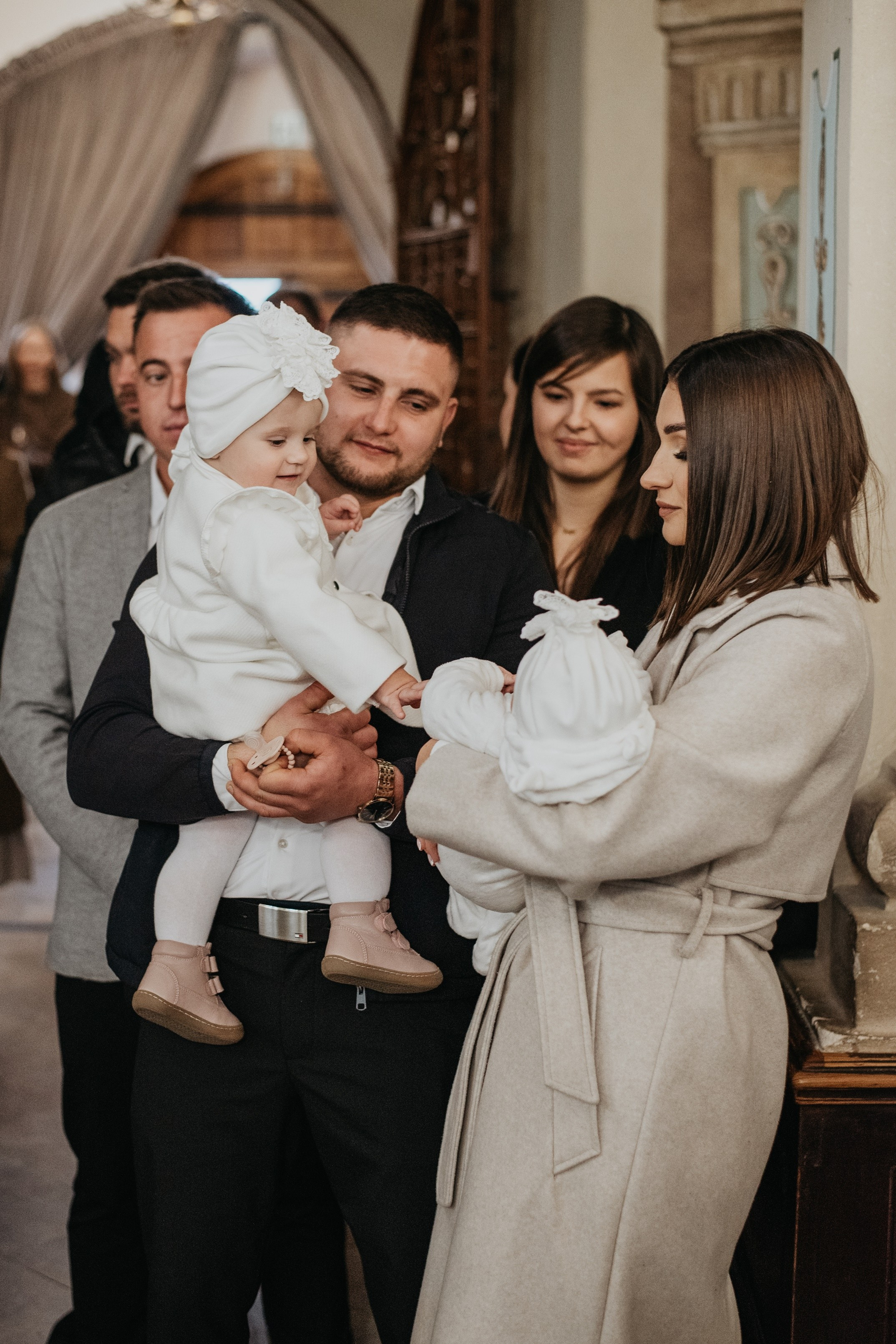 Chrzest Święty Łucji i Mai. Dominika Strachacka Fotografia | Fotograf ślubny i rodzinny Opole Lubelskie Lublin