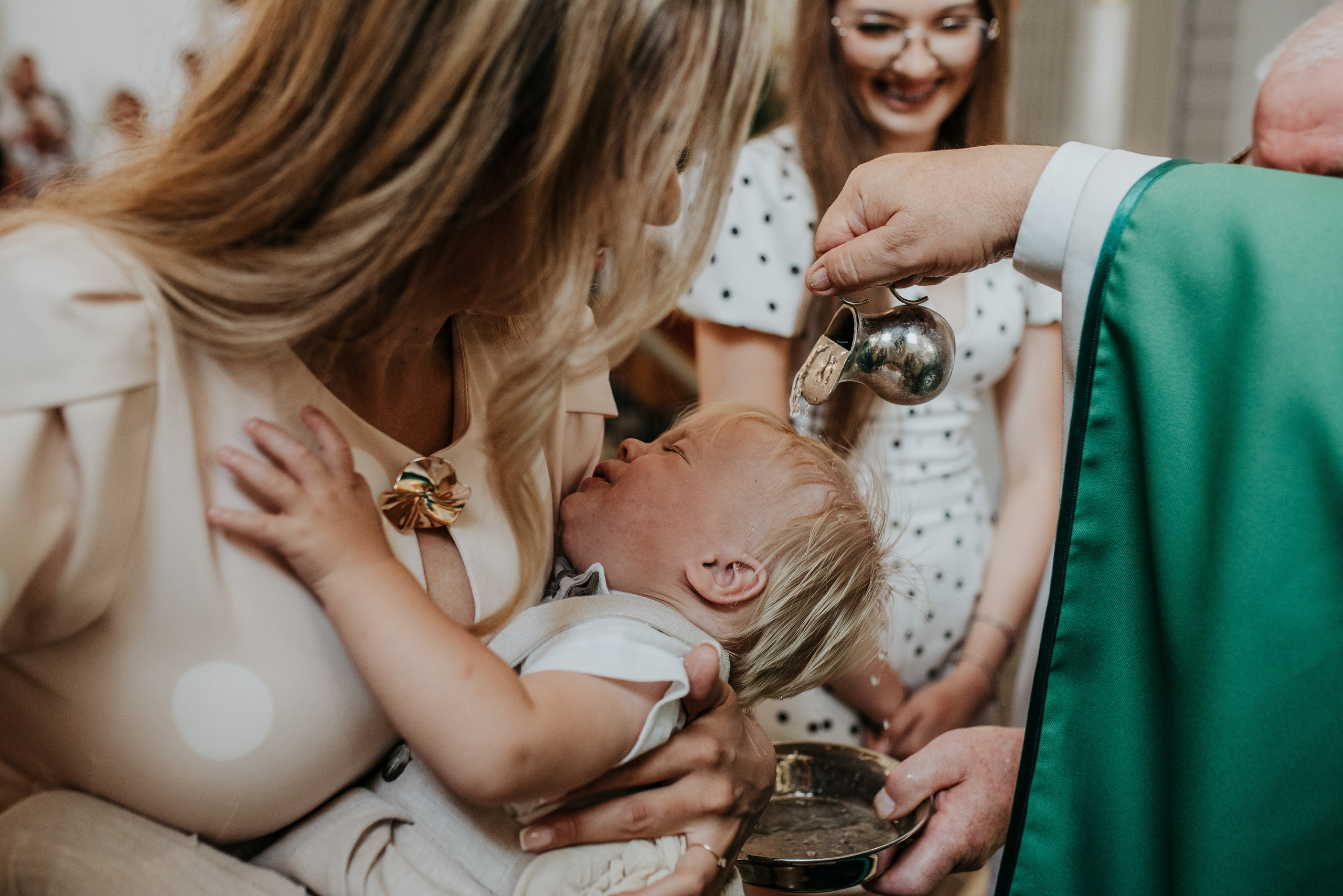 Chrzest Święty Ignasia. Dominika Strachacka Fotografia | Fotograf ślubny i rodzinny Opole Lubelskie Lublin