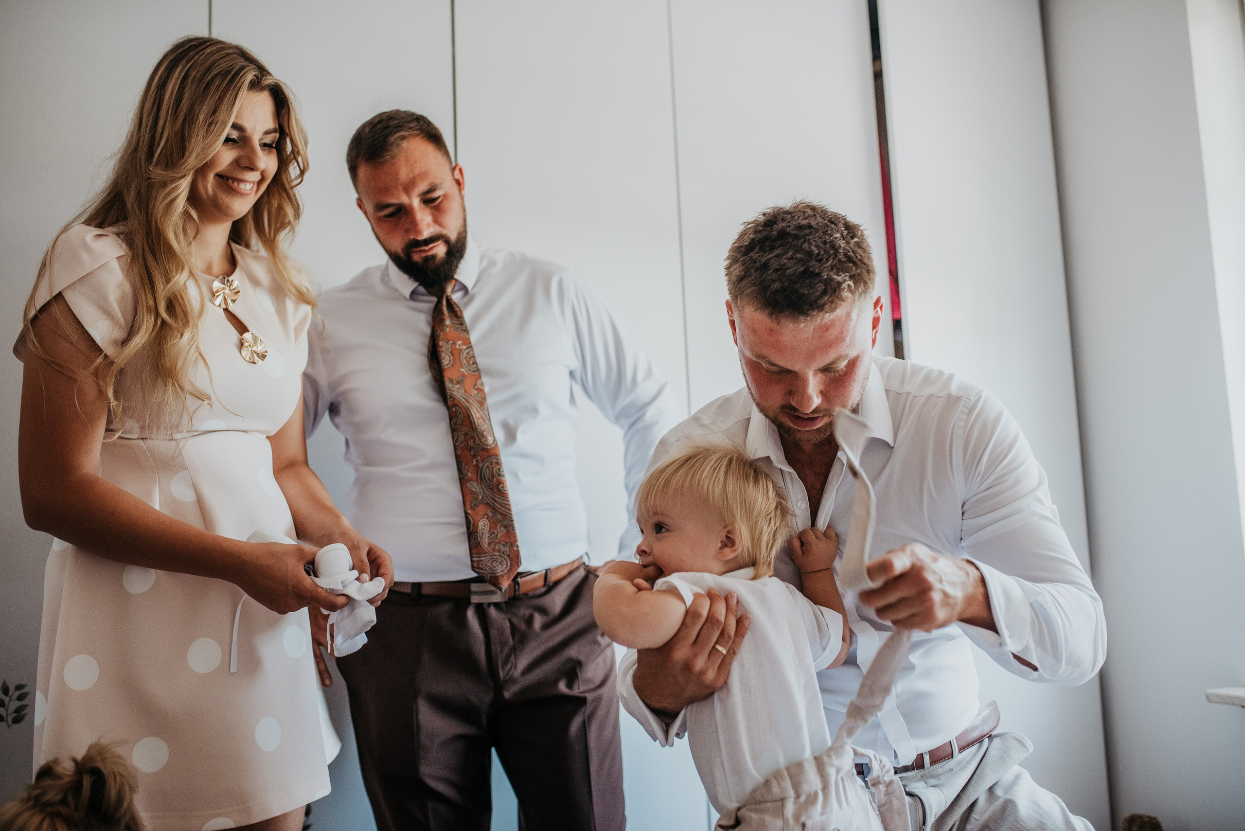 Chrzest Święty Ignasia. Dominika Strachacka Fotografia | Fotograf ślubny i rodzinny Opole Lubelskie Lublin