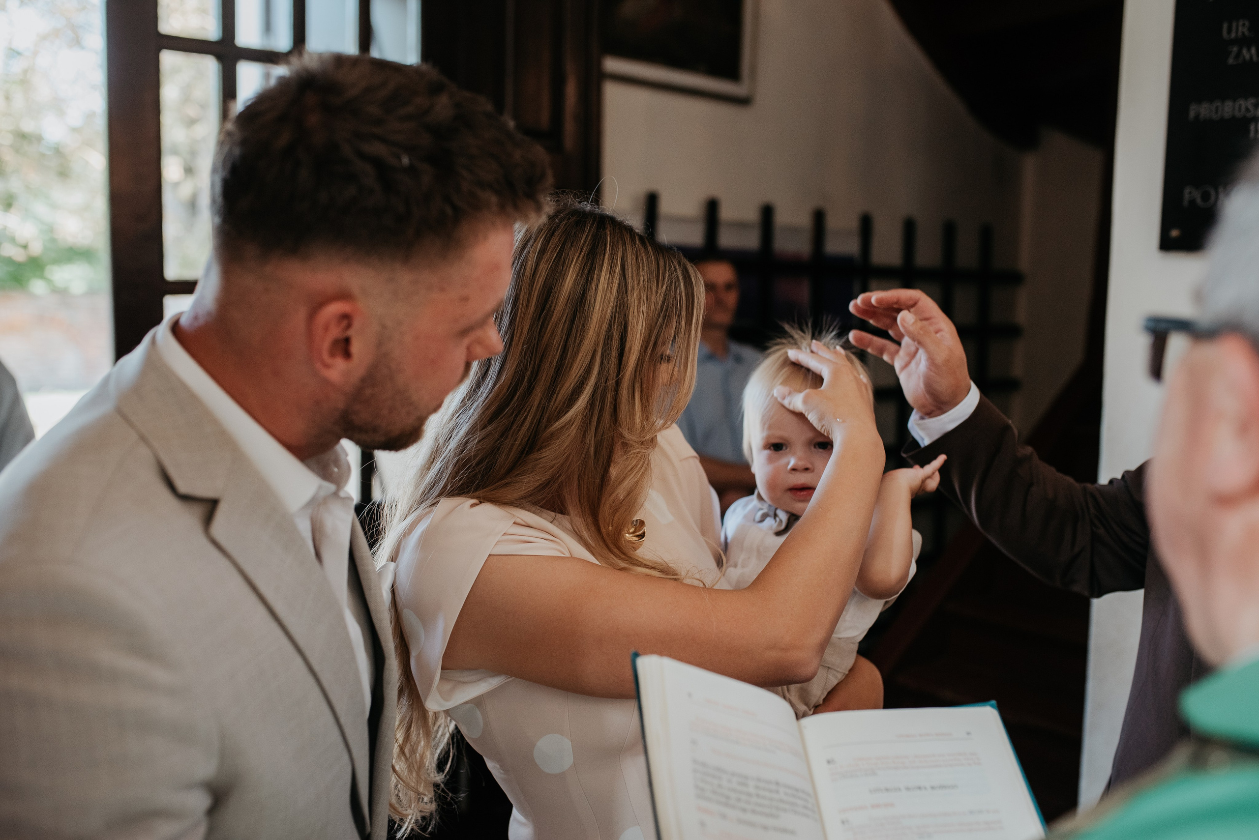 Chrzest Święty Ignasia. Dominika Strachacka Fotografia | Fotograf ślubny i rodzinny Opole Lubelskie Lublin