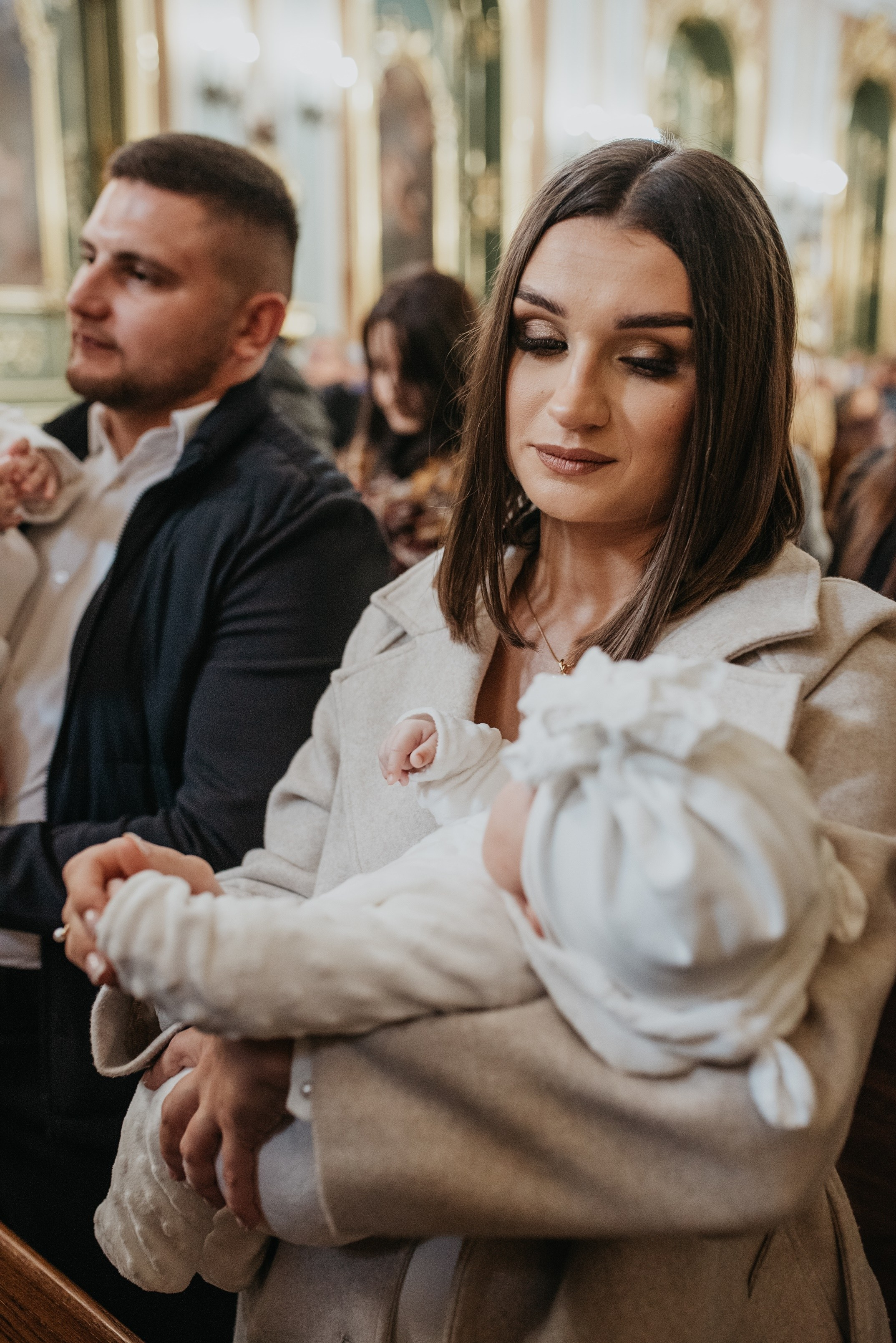 Chrzest Święty Łucji i Mai. Dominika Strachacka Fotografia | Fotograf ślubny i rodzinny Opole Lubelskie Lublin