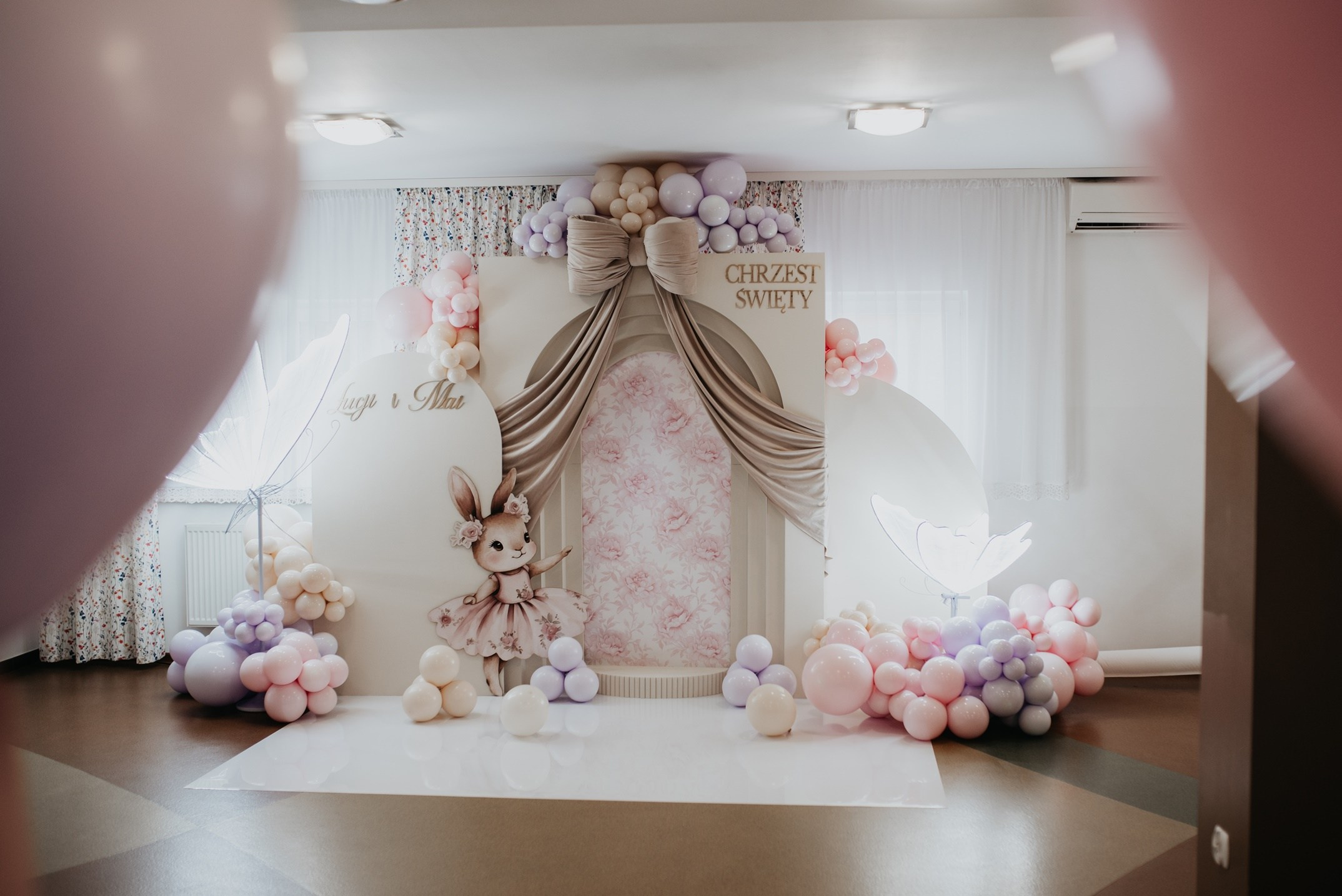 Chrzest Święty Łucji i Mai. Dominika Strachacka Fotografia | Fotograf ślubny i rodzinny Opole Lubelskie Lublin