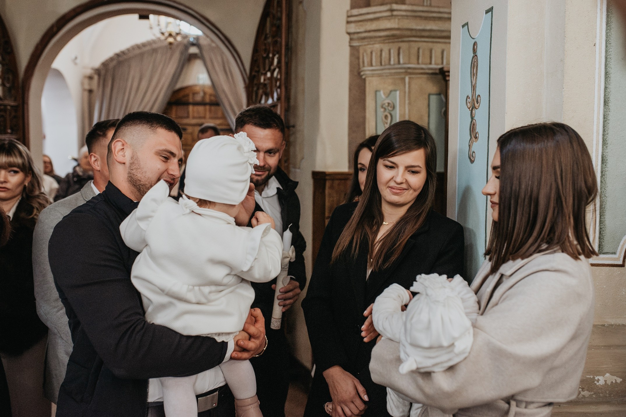 Chrzest Święty Łucji i Mai. Dominika Strachacka Fotografia | Fotograf ślubny i rodzinny Opole Lubelskie Lublin