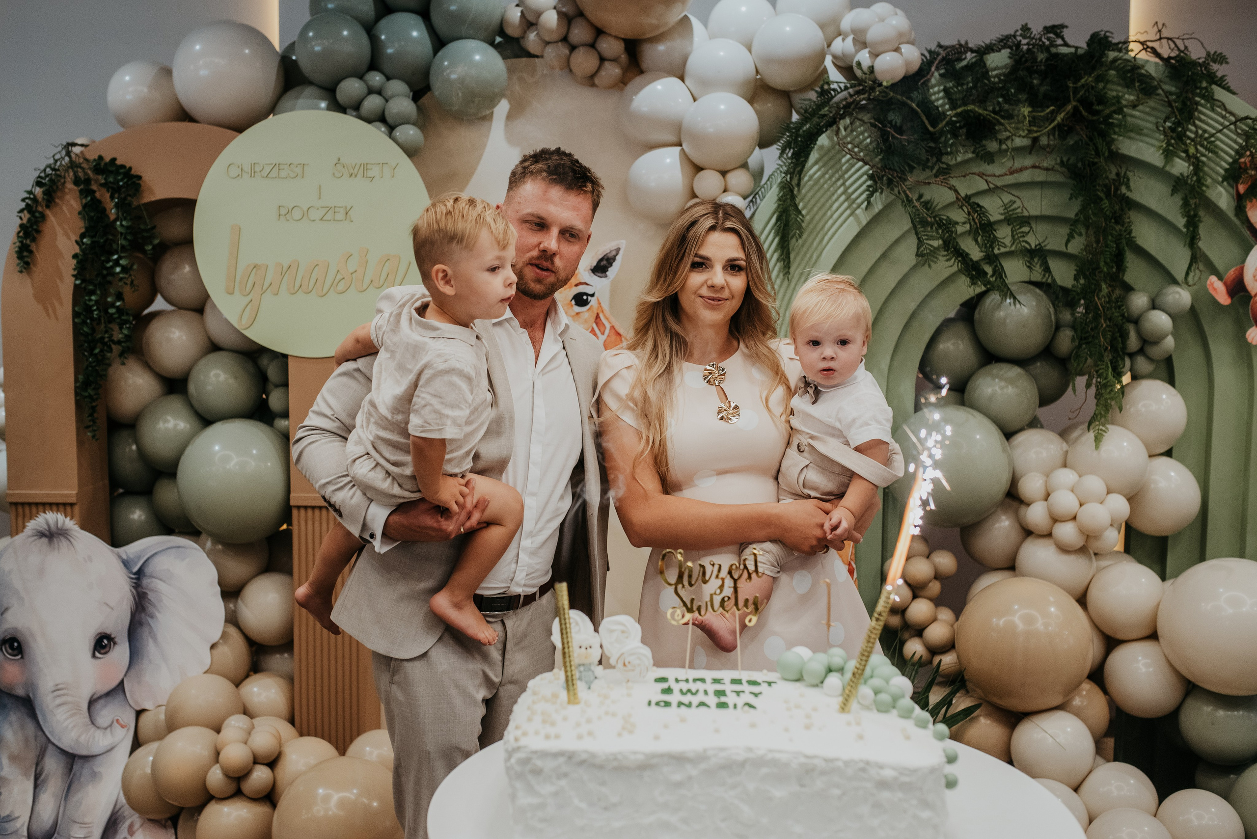 Chrzest Święty Ignasia. Dominika Strachacka Fotografia | Fotograf ślubny i rodzinny Opole Lubelskie Lublin