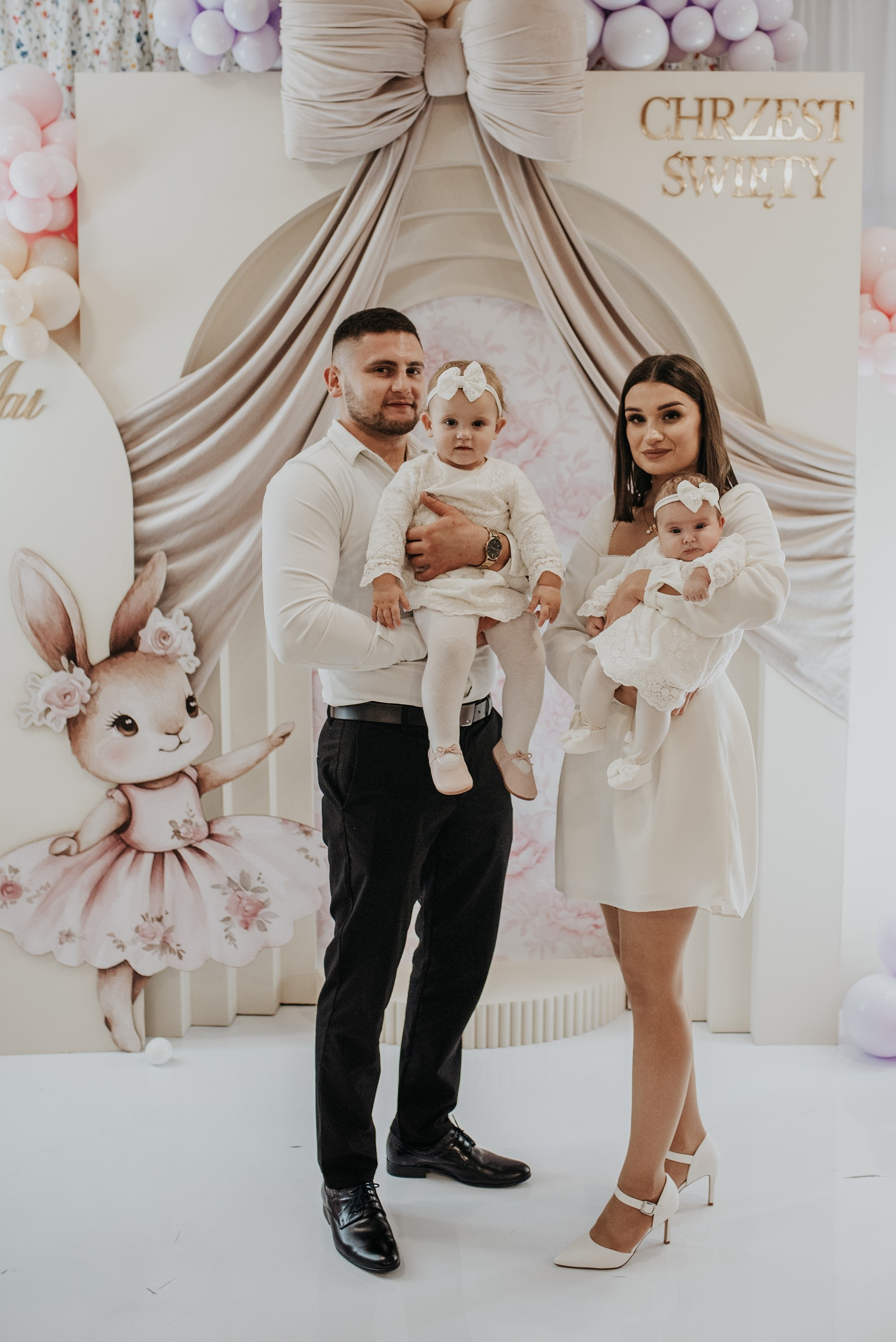 Chrzest Święty Łucji i Mai. Dominika Strachacka Fotografia | Fotograf ślubny i rodzinny Opole Lubelskie Lublin