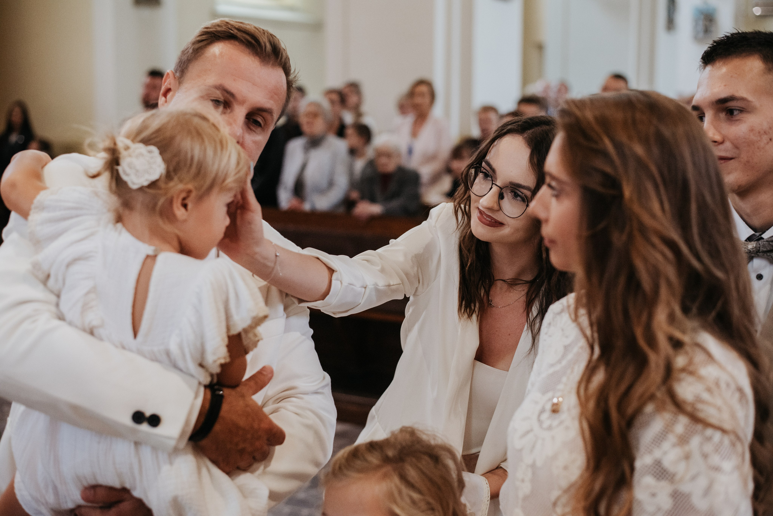 Chrzest Święty Zuzi. Dominika Strachacka Fotografia | Fotograf ślubny i rodzinny Opole Lubelskie Lublin