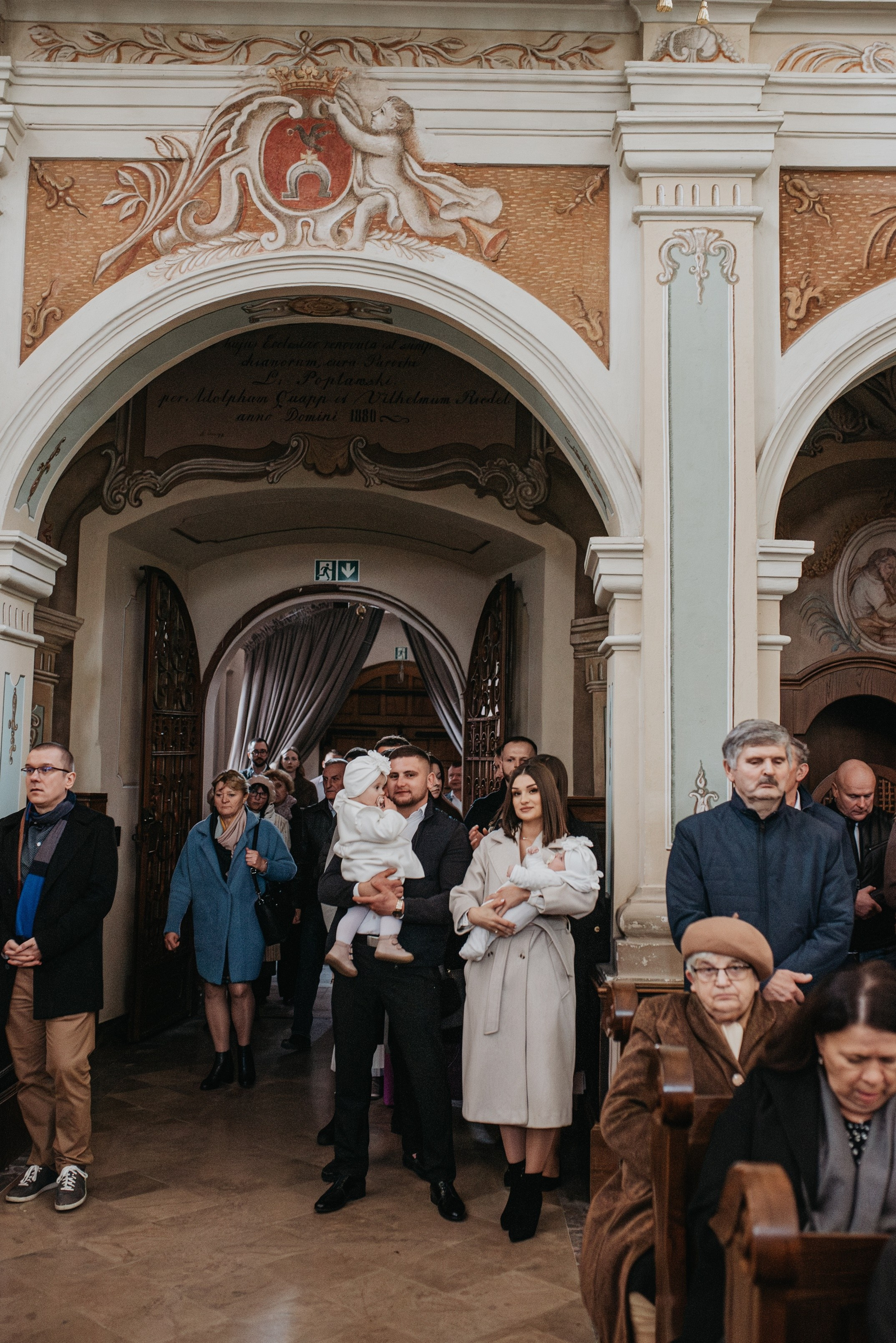 Chrzest Święty Łucji i Mai. Dominika Strachacka Fotografia | Fotograf ślubny i rodzinny Opole Lubelskie Lublin