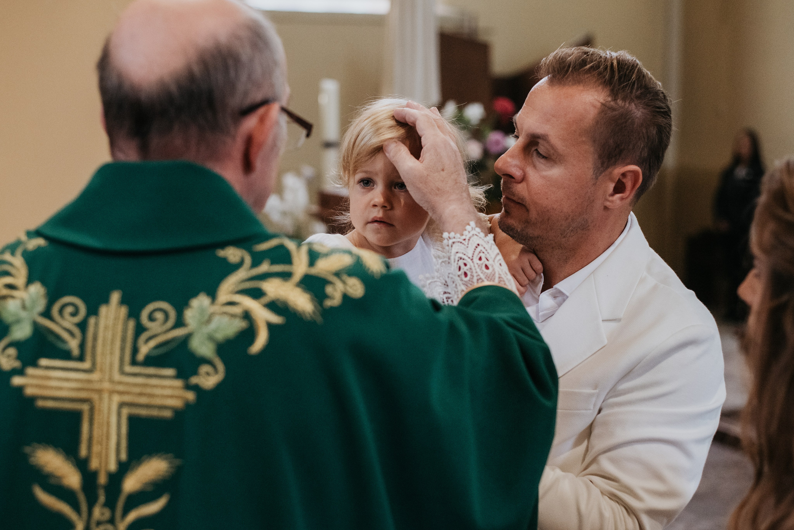 Chrzest Święty Zuzi. Dominika Strachacka Fotografia | Fotograf ślubny i rodzinny Opole Lubelskie Lublin