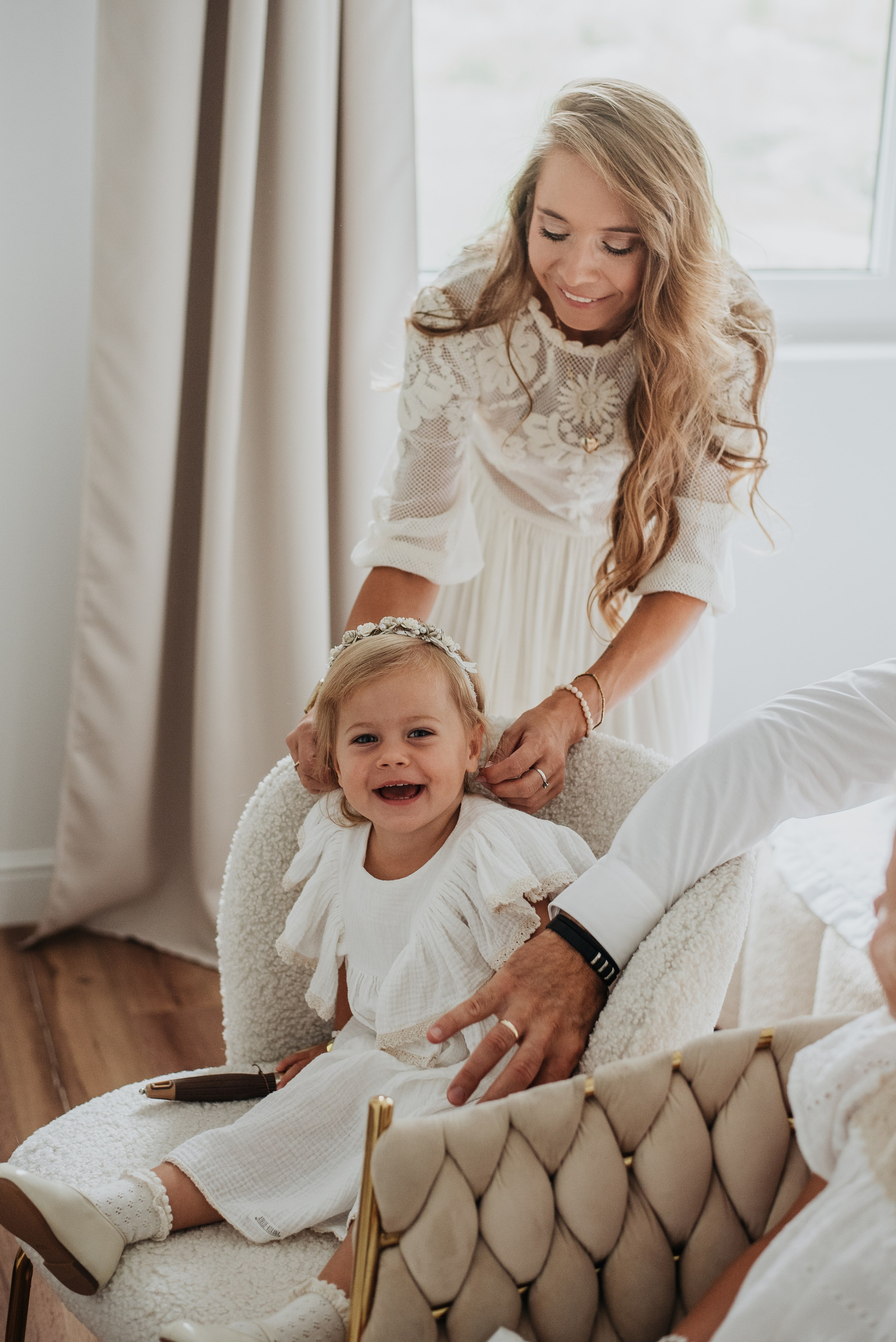 Chrzest Święty Zuzi. Dominika Strachacka Fotografia | Fotograf ślubny i rodzinny Opole Lubelskie Lublin