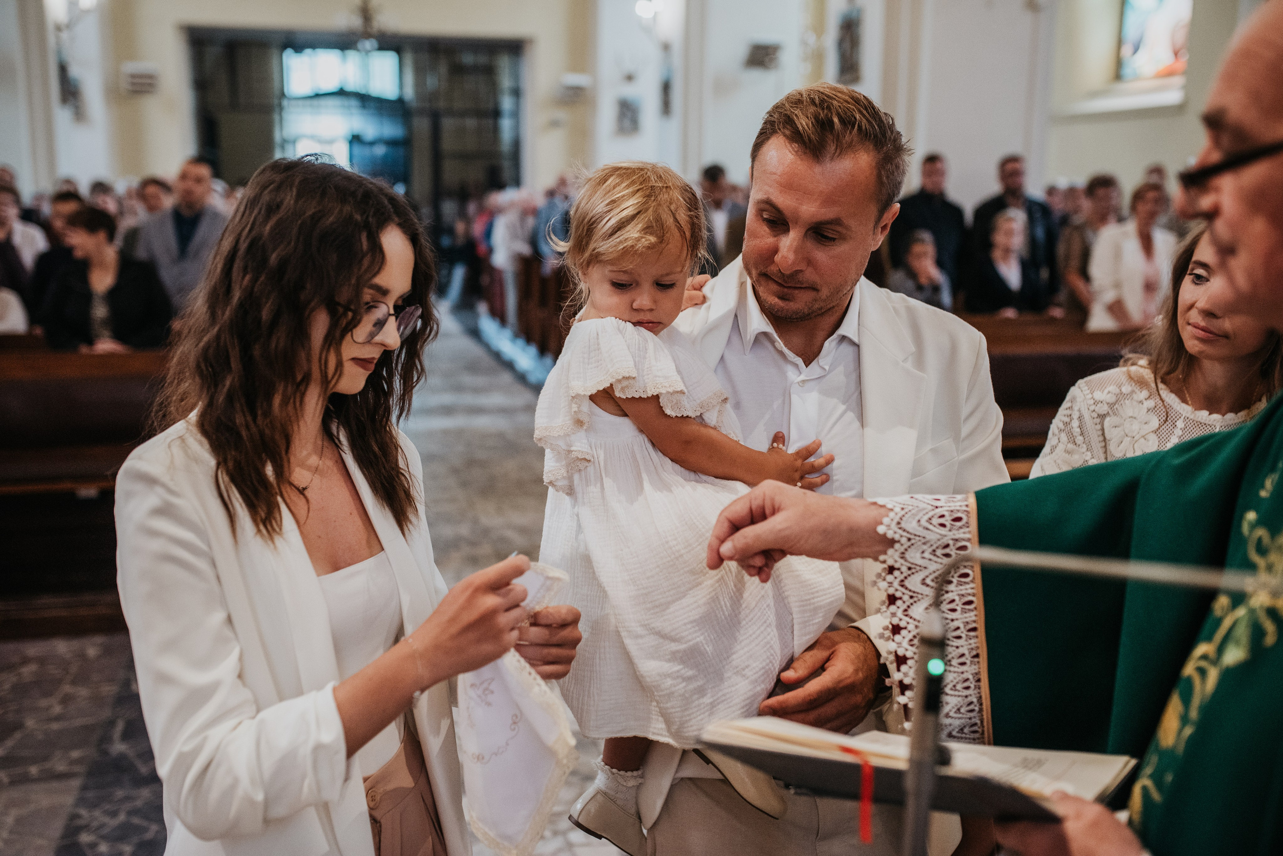 Chrzest Święty Zuzi. Dominika Strachacka Fotografia | Fotograf ślubny i rodzinny Opole Lubelskie Lublin