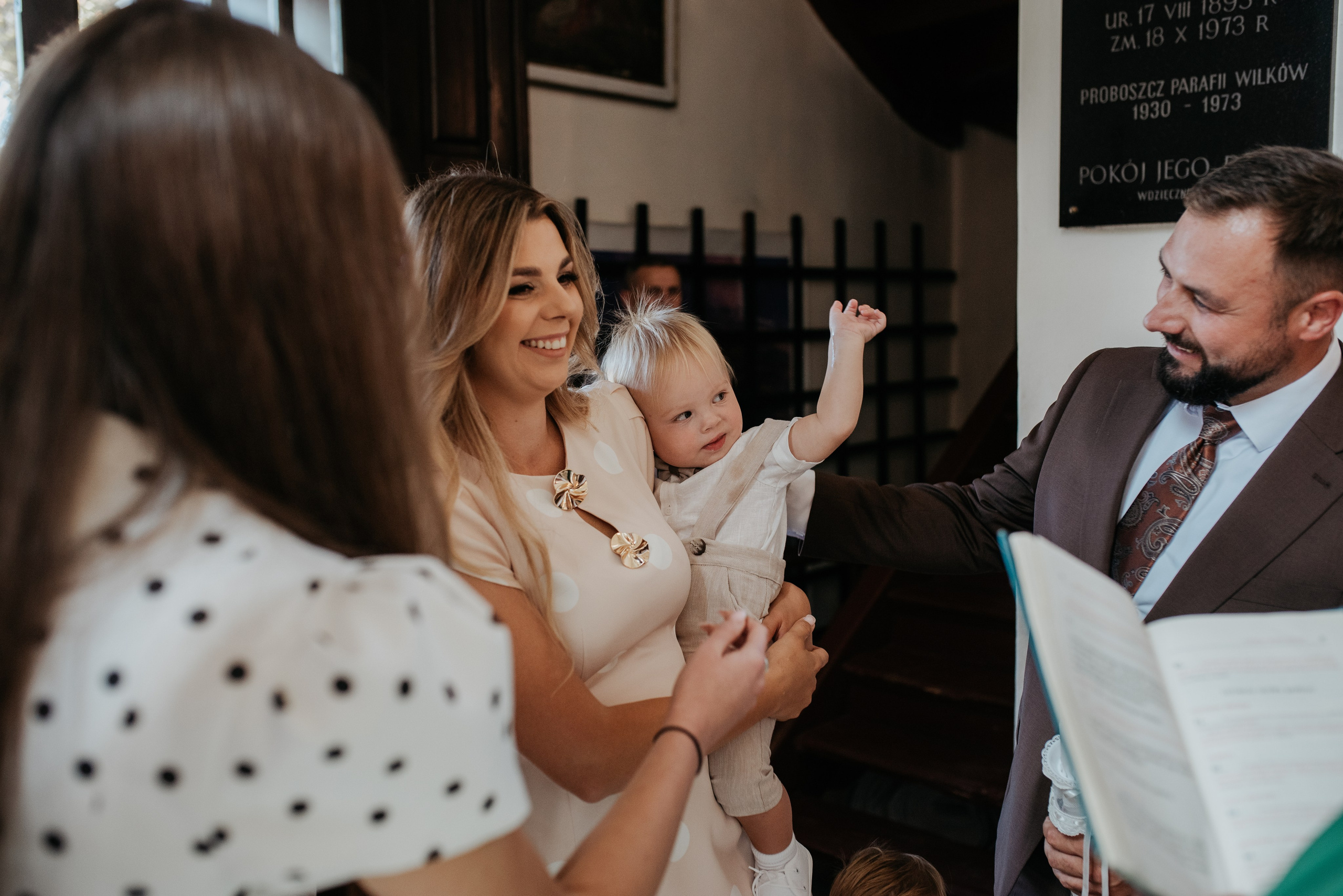 Chrzest Święty Ignasia. Dominika Strachacka Fotografia | Fotograf ślubny i rodzinny Opole Lubelskie Lublin