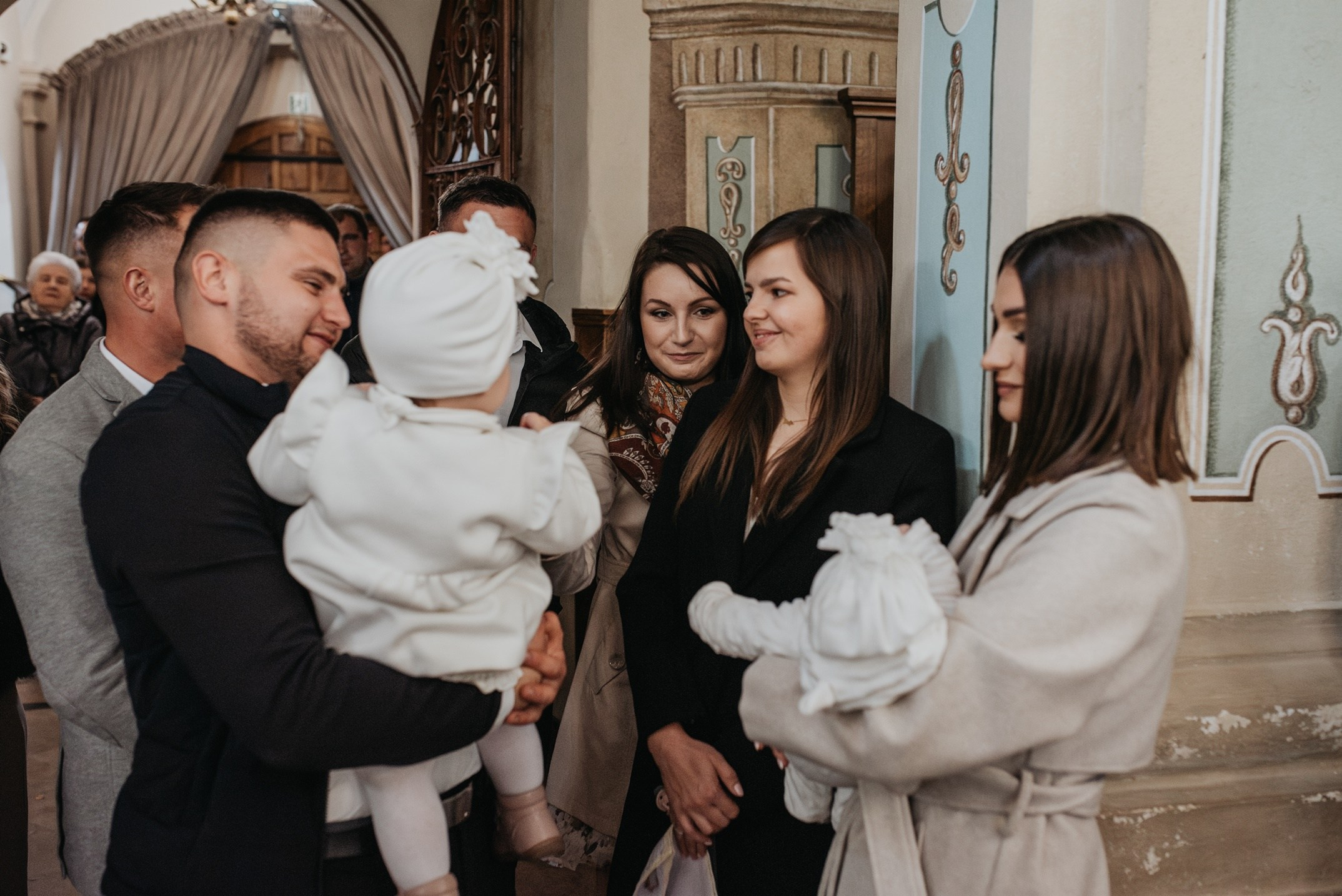 Chrzest Święty Łucji i Mai. Dominika Strachacka Fotografia | Fotograf ślubny i rodzinny Opole Lubelskie Lublin