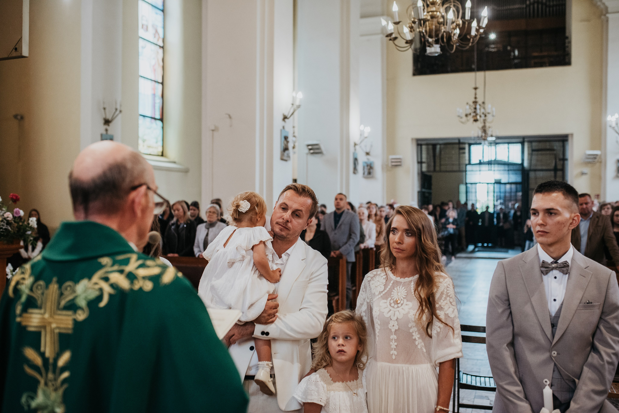 Chrzest Święty Zuzi. Dominika Strachacka Fotografia | Fotograf ślubny i rodzinny Opole Lubelskie Lublin