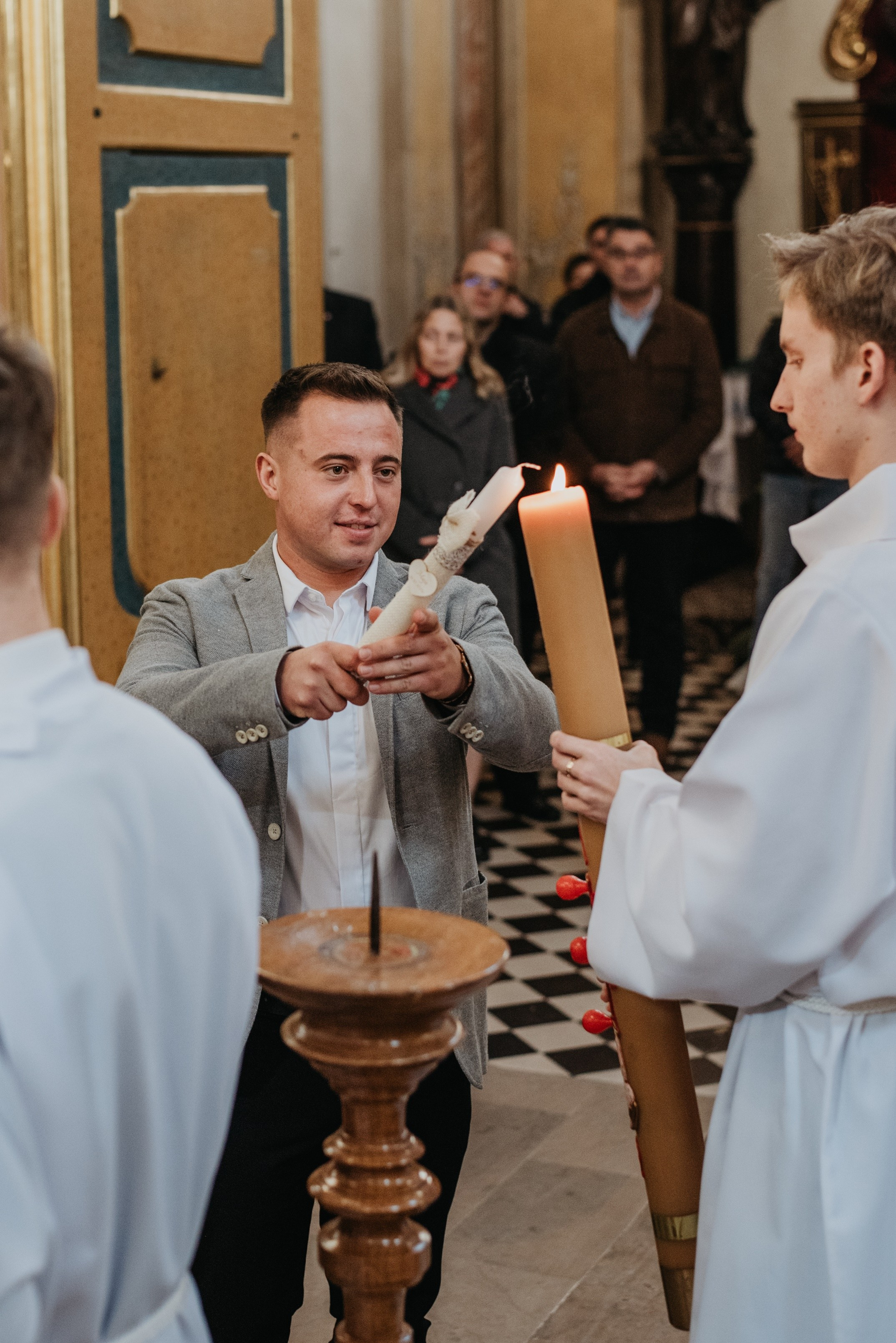 Chrzest Święty Łucji i Mai. Dominika Strachacka Fotografia | Fotograf ślubny i rodzinny Opole Lubelskie Lublin