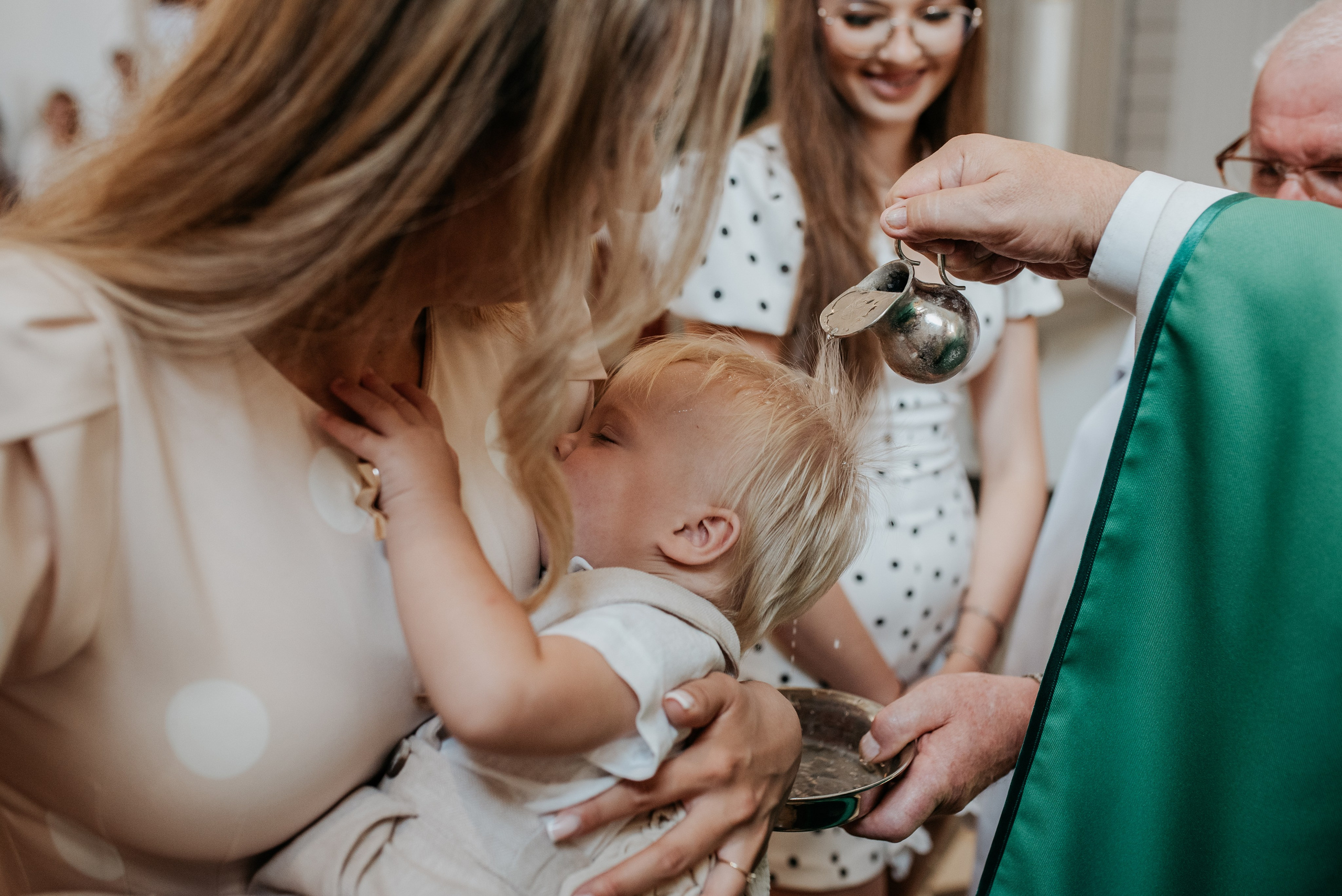 Chrzest Święty Ignasia. Dominika Strachacka Fotografia | Fotograf ślubny i rodzinny Opole Lubelskie Lublin