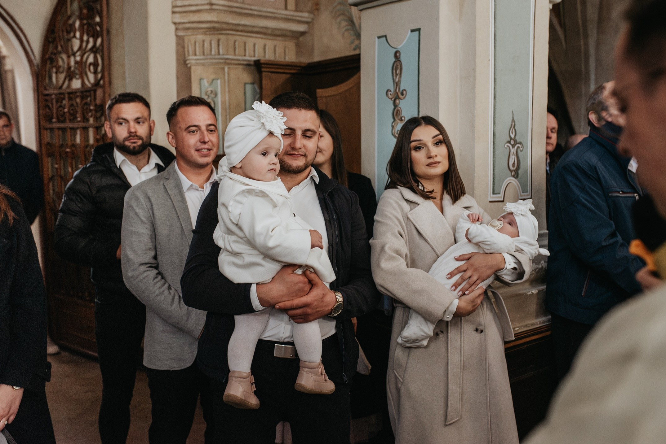 Chrzest Święty Łucji i Mai. Dominika Strachacka Fotografia | Fotograf ślubny i rodzinny Opole Lubelskie Lublin