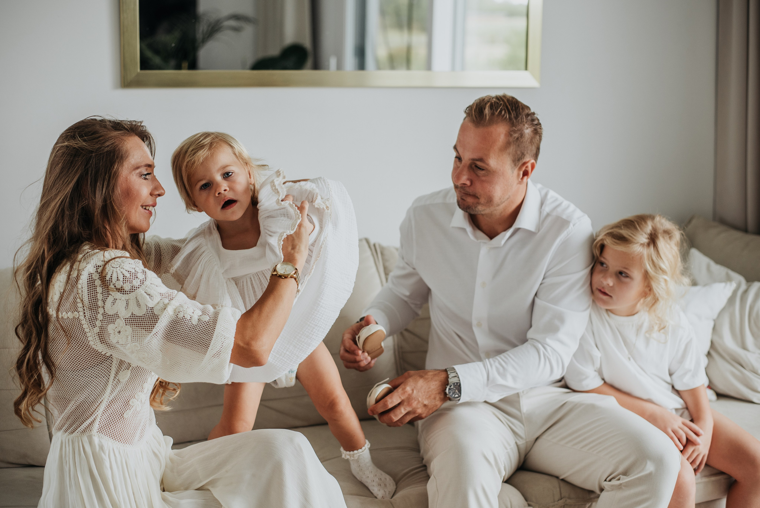 Chrzest Święty Zuzi. Dominika Strachacka Fotografia | Fotograf ślubny i rodzinny Opole Lubelskie Lublin