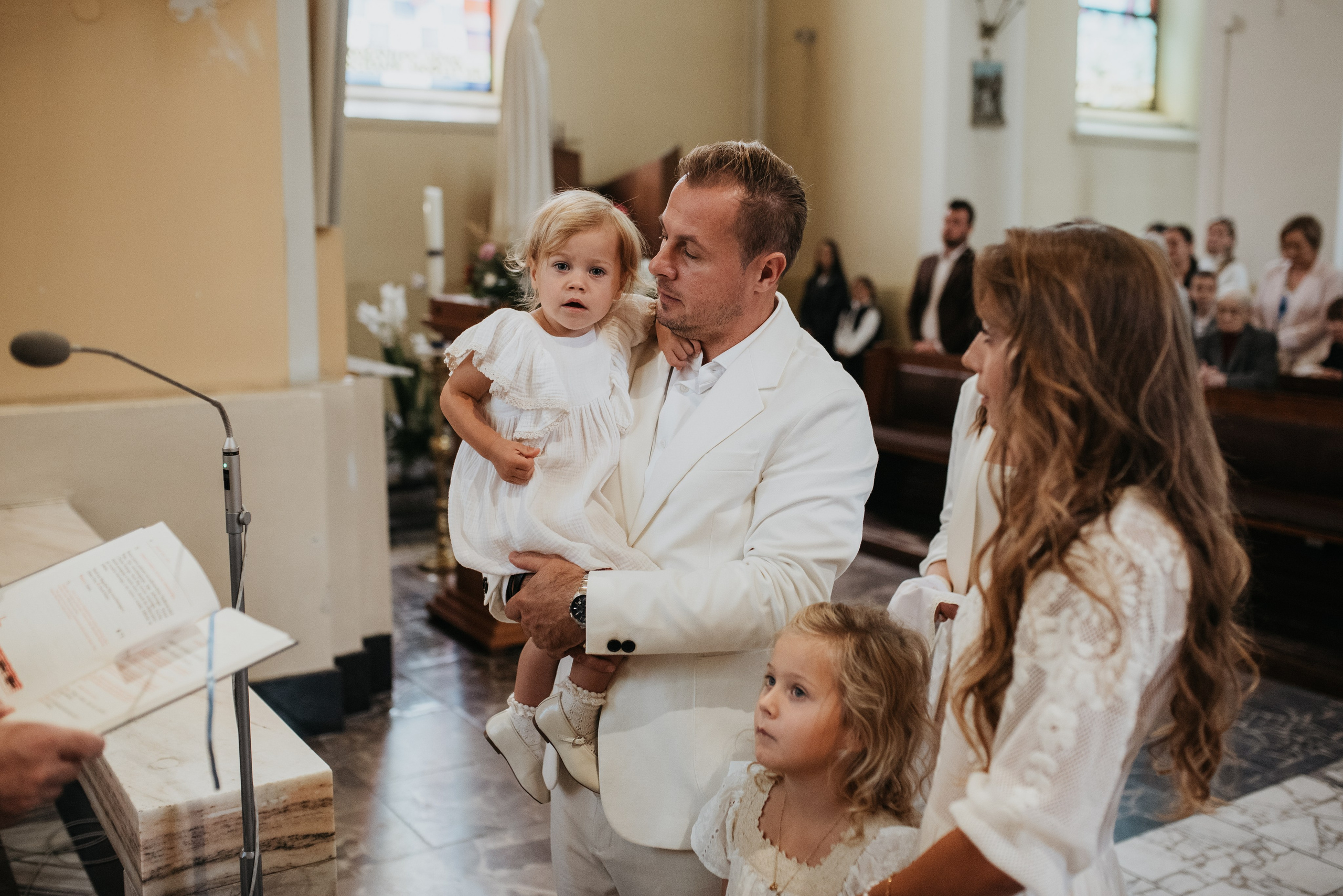 Chrzest Święty Zuzi. Dominika Strachacka Fotografia | Fotograf ślubny i rodzinny Opole Lubelskie Lublin